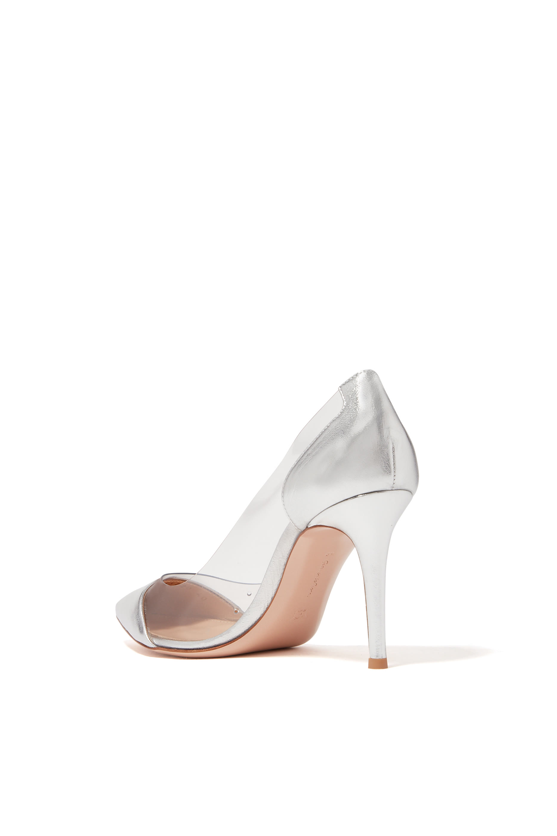 Plexi 85 Pumps in Metallic Leather