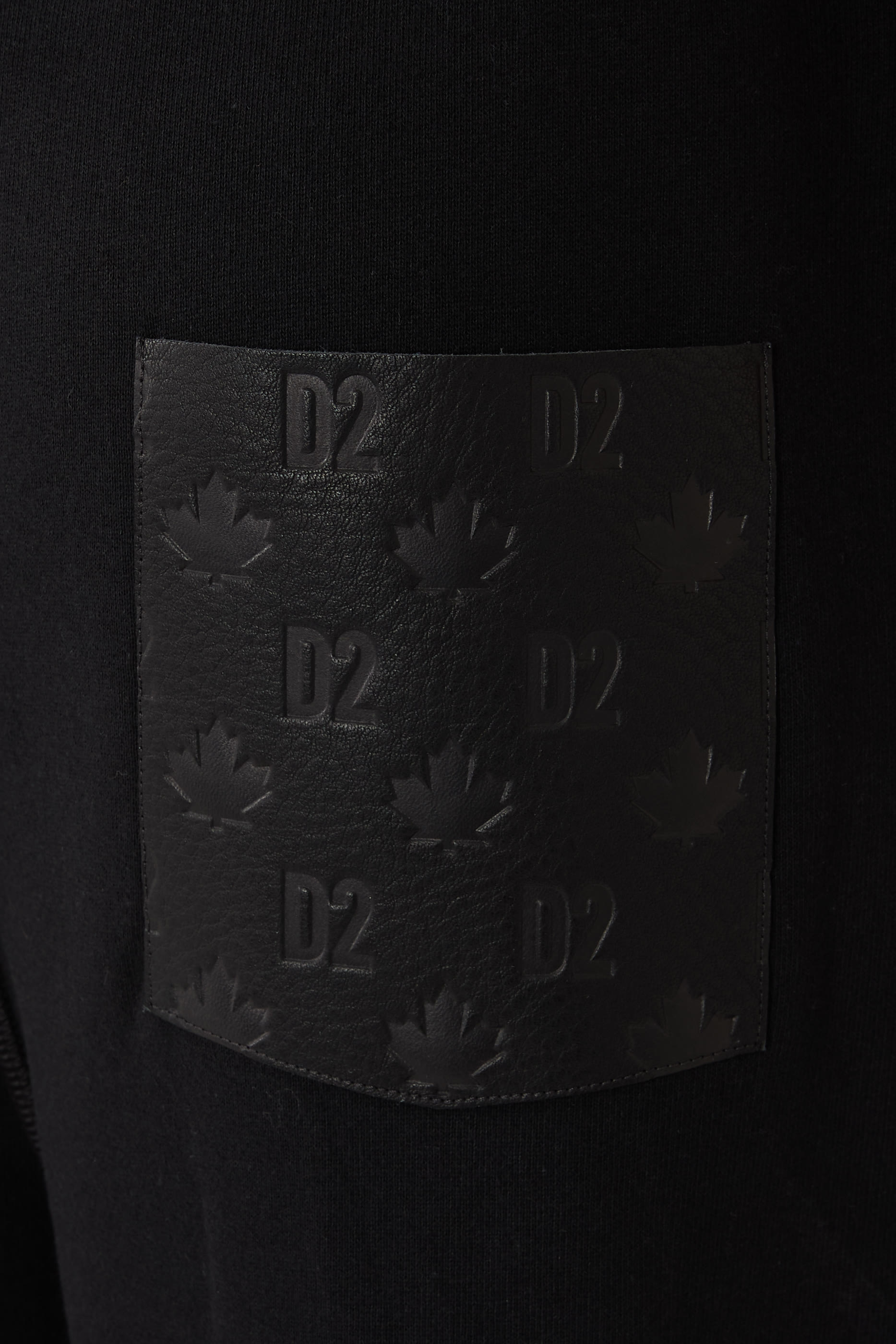 Leather Pocket Jersey Pants 