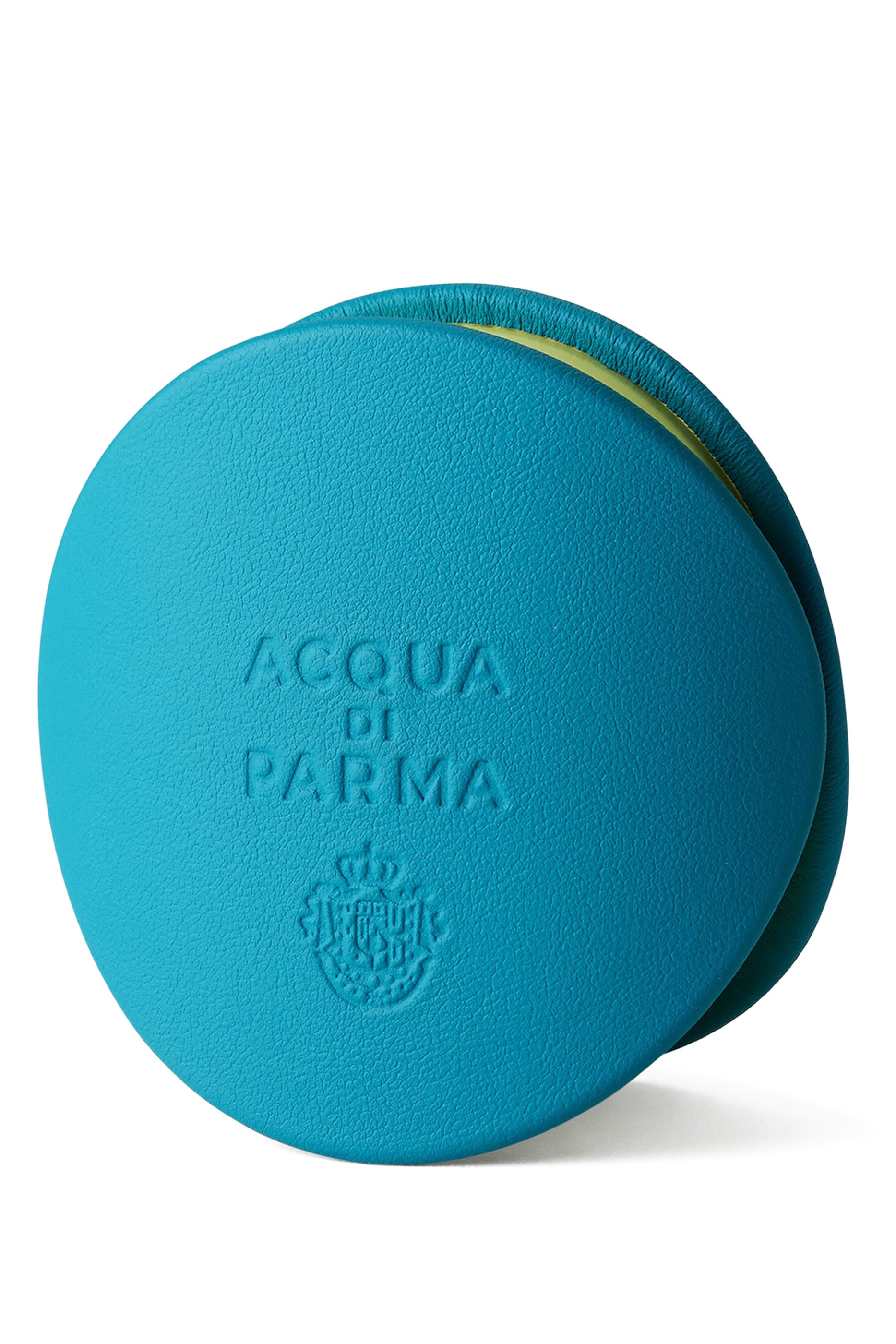  Calfskin Azure Aurea with Lime Case Car Diffuser- Limited Edition