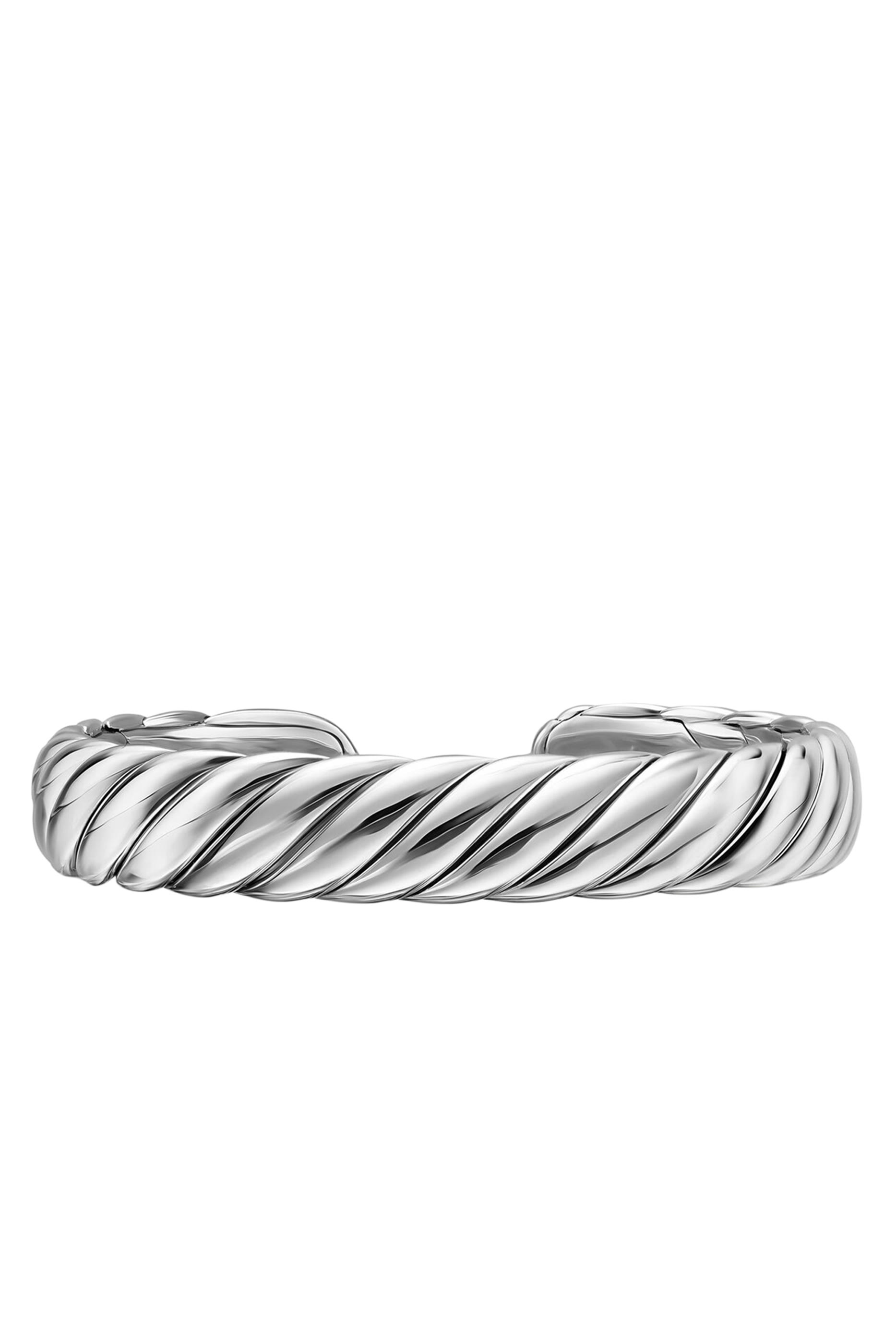 Sculpted Cable Flex Bracelet, Sterling Silver