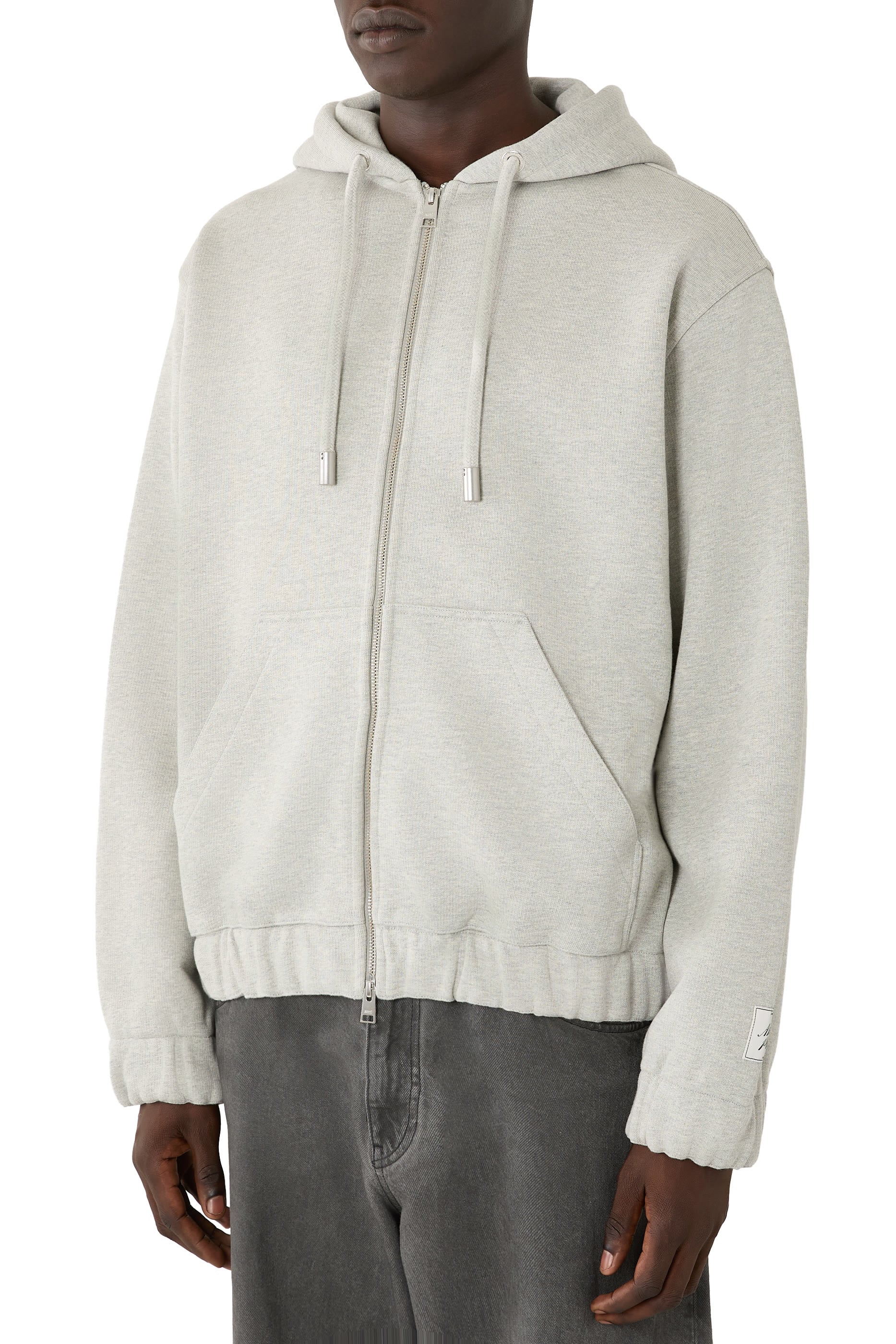 Zipped Cotton Hoodie