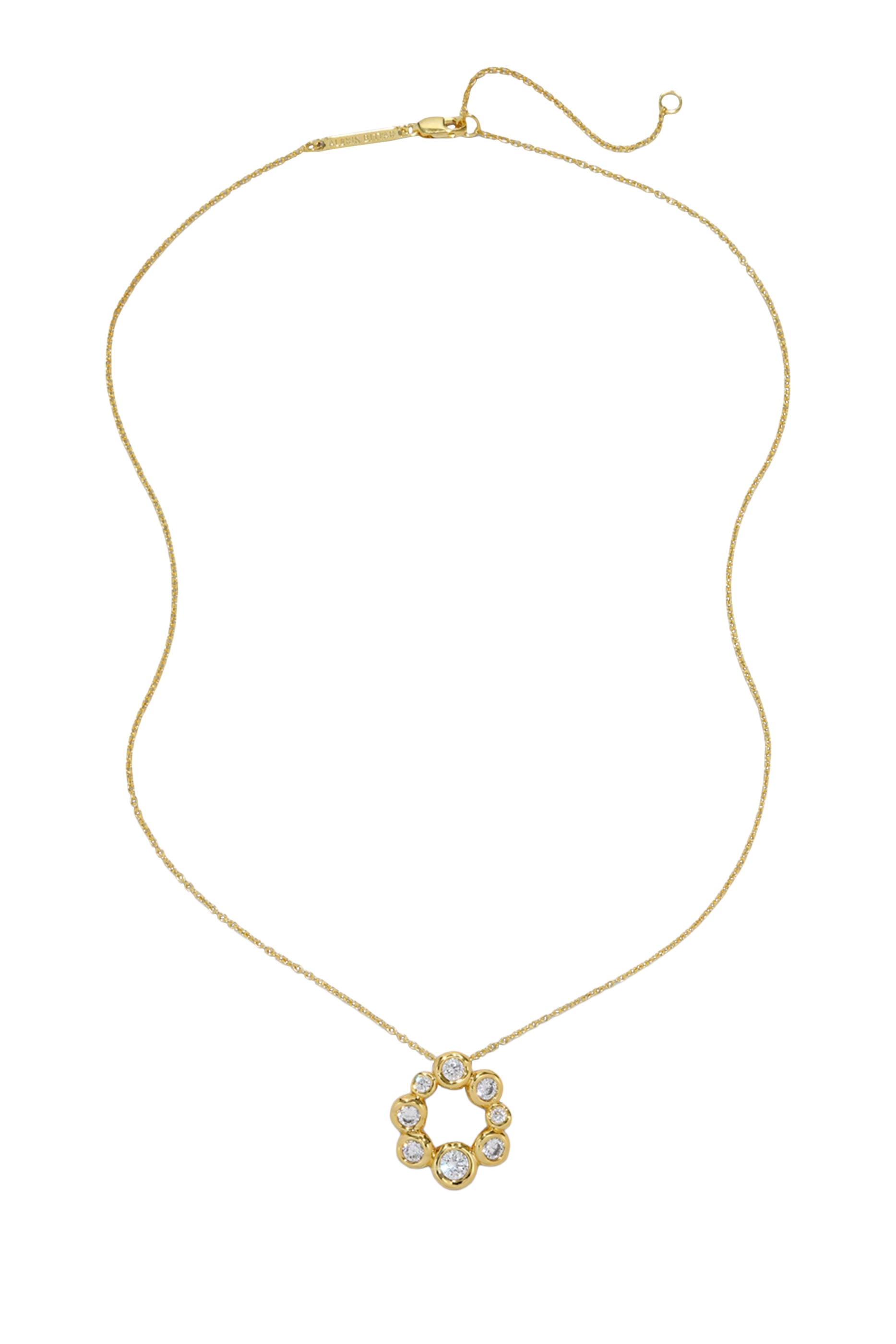 Asterales Bubble Circle Pendant Necklace