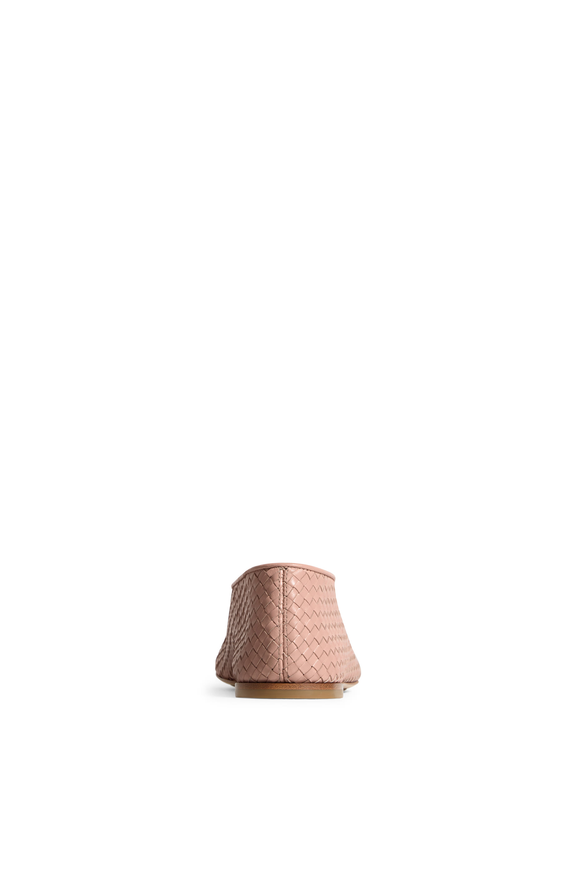 Rosa Intrecciato Ballerina Flats