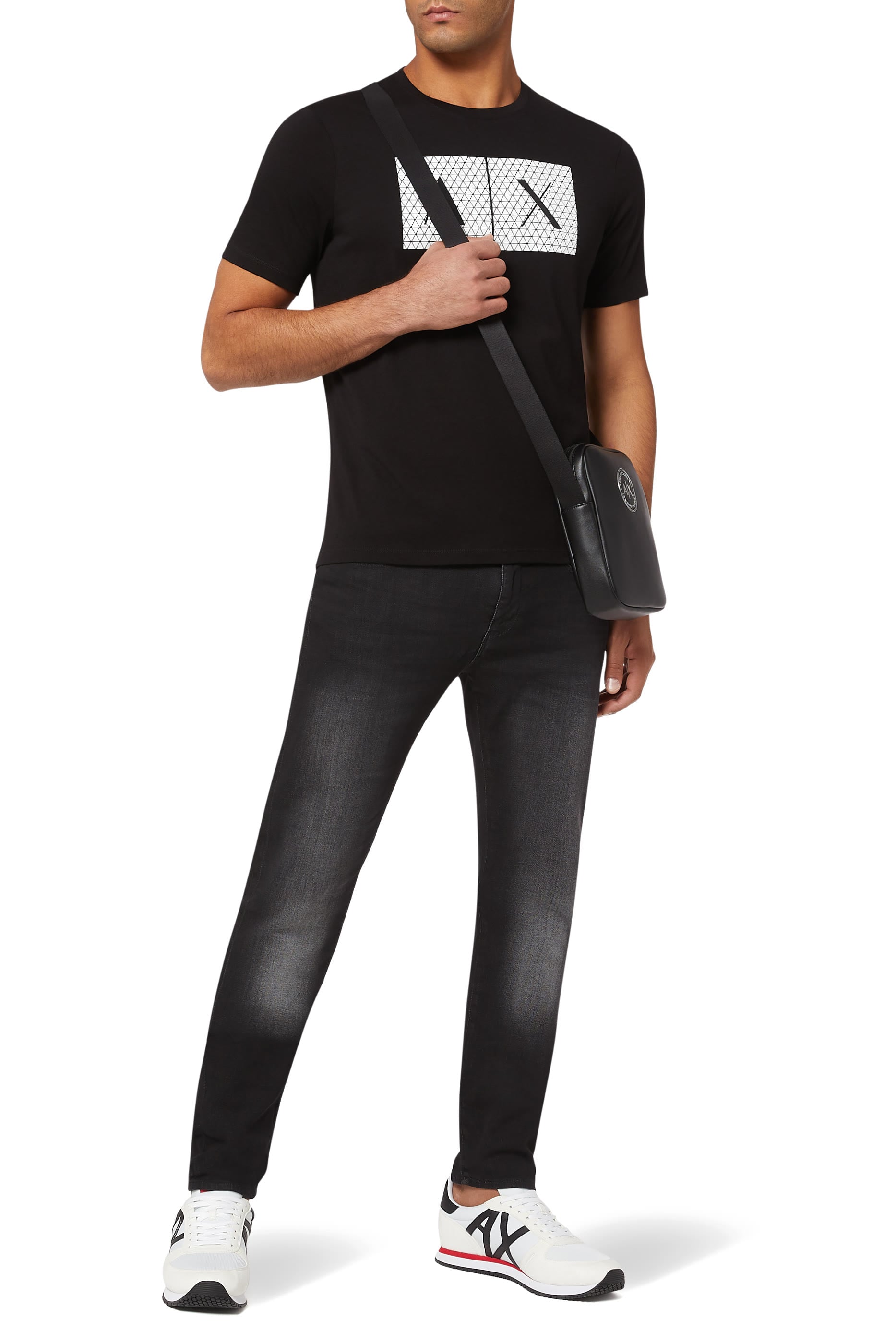 Triangulation Logo Print T-Shirt