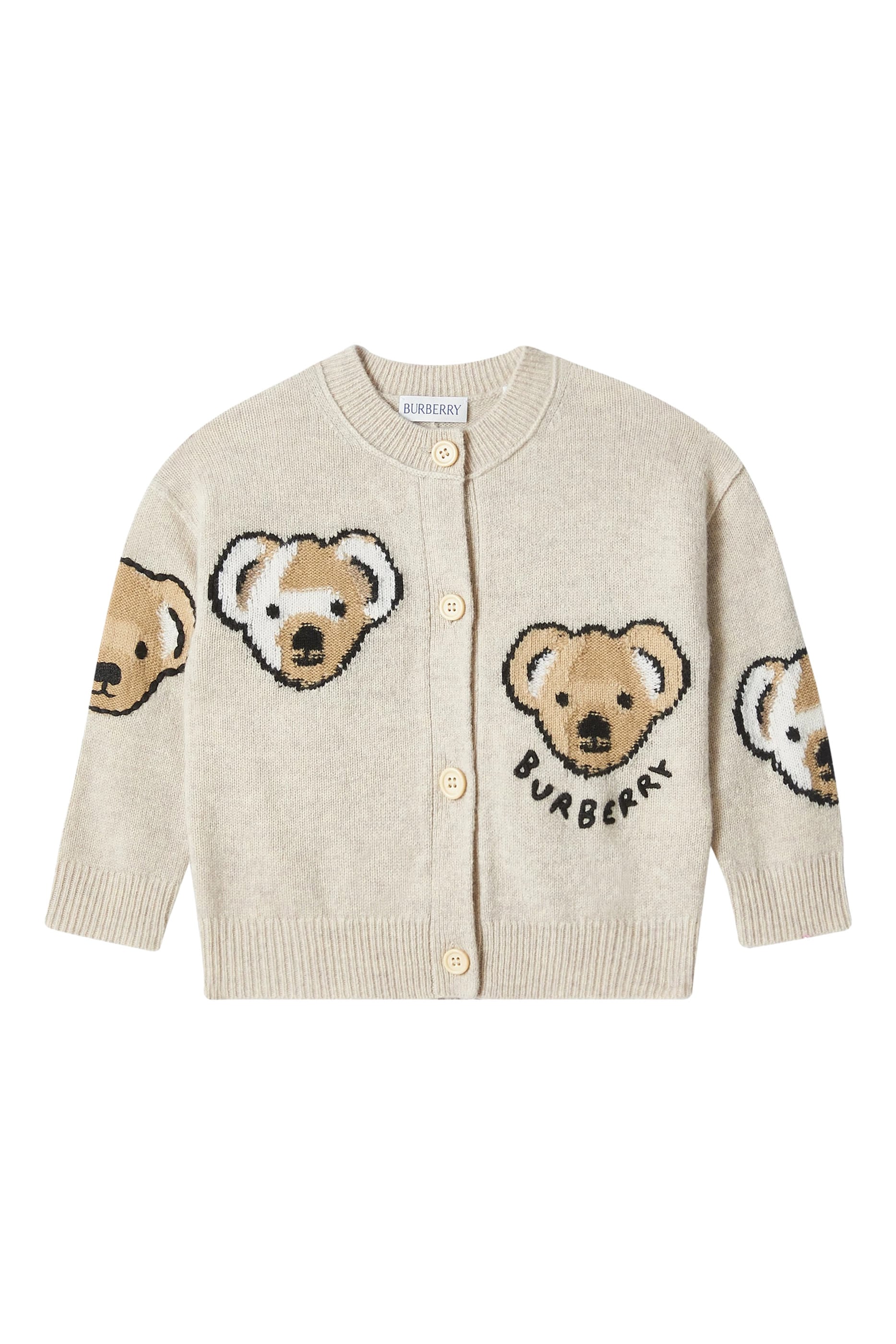 Kids Thomas Bear Wool Cardigan