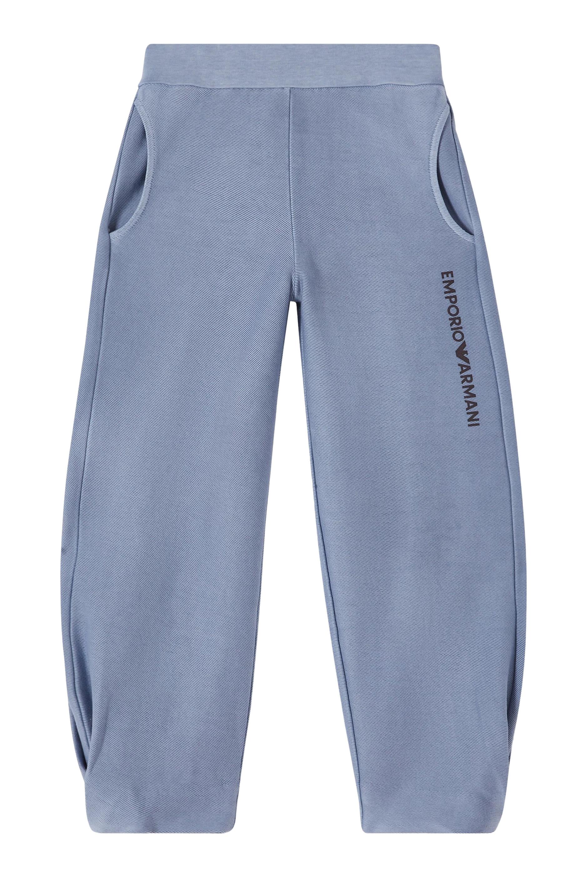 Kids EA Text Logo Side Detail Trousers
