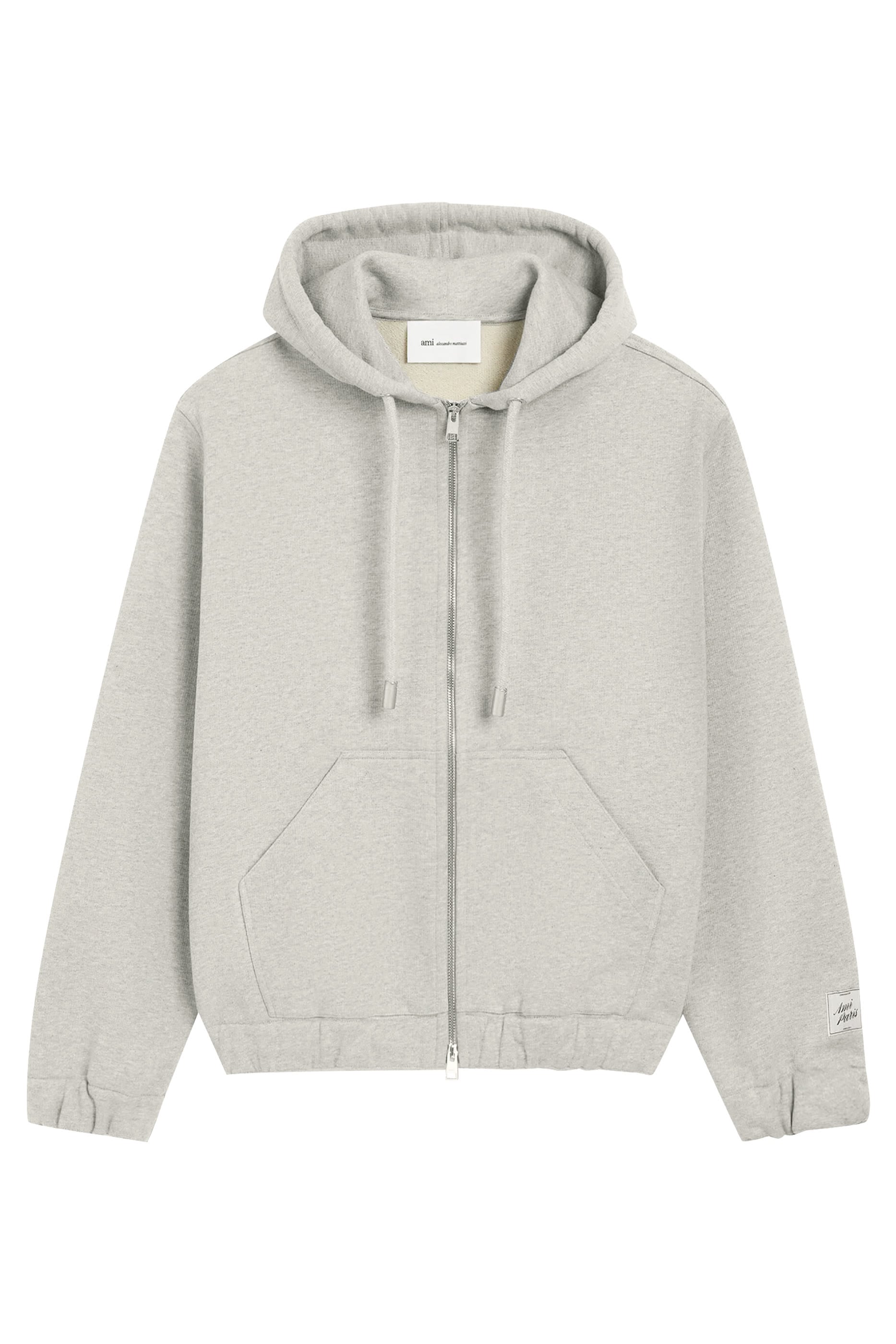Zipped Cotton Hoodie