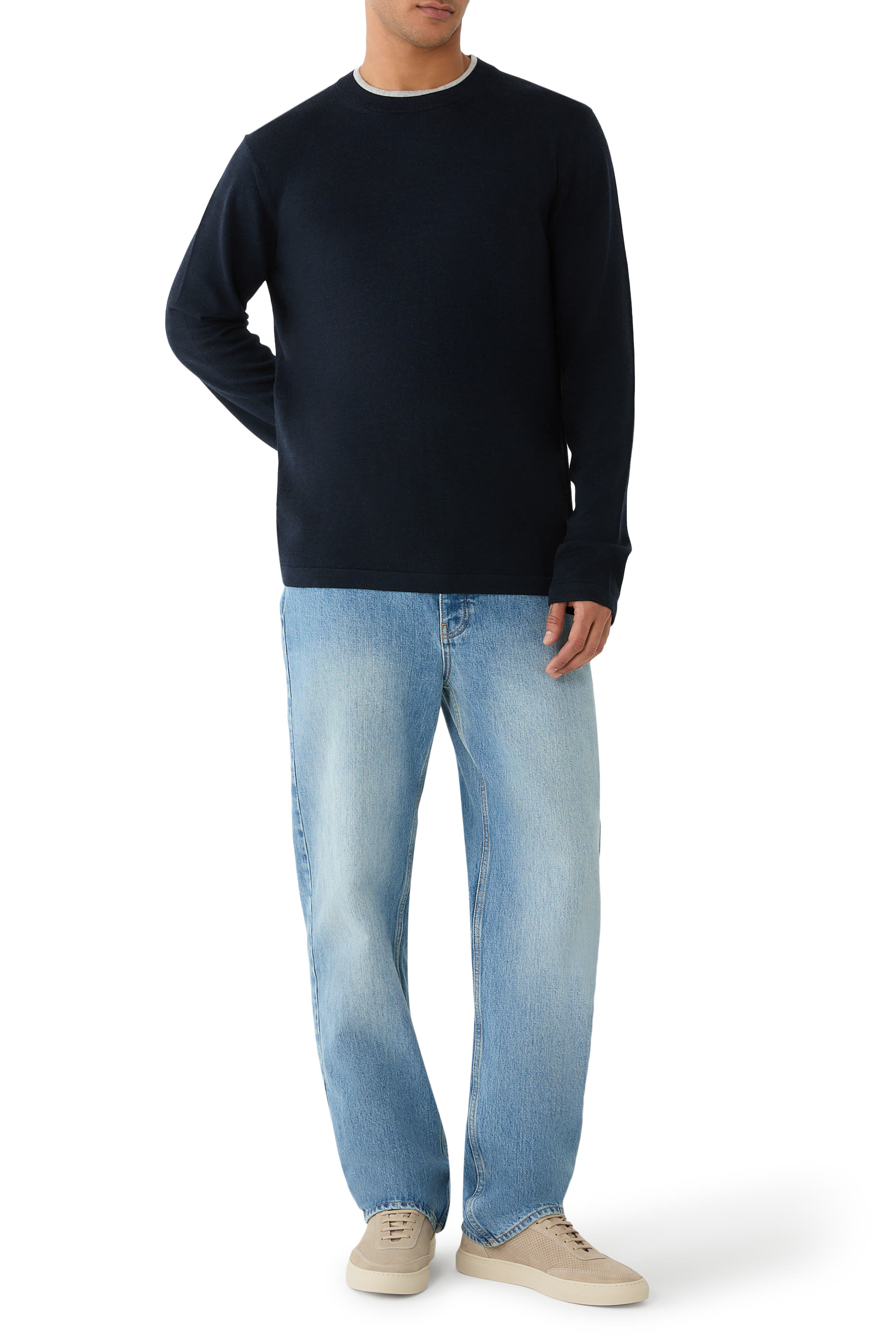Barret Double Layer Crewneck