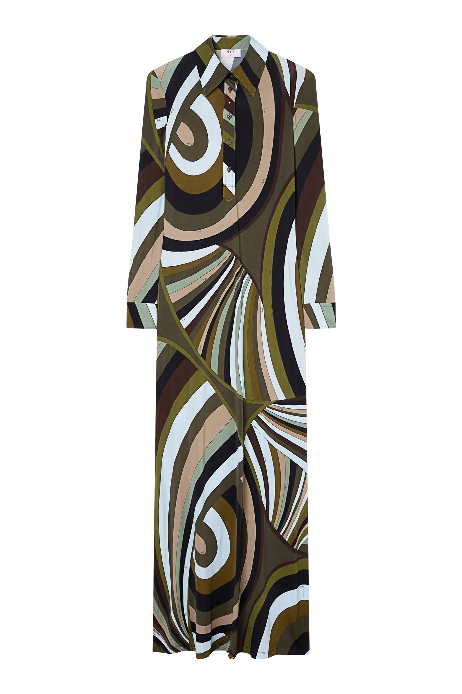 Iride Print Chemisier Dress