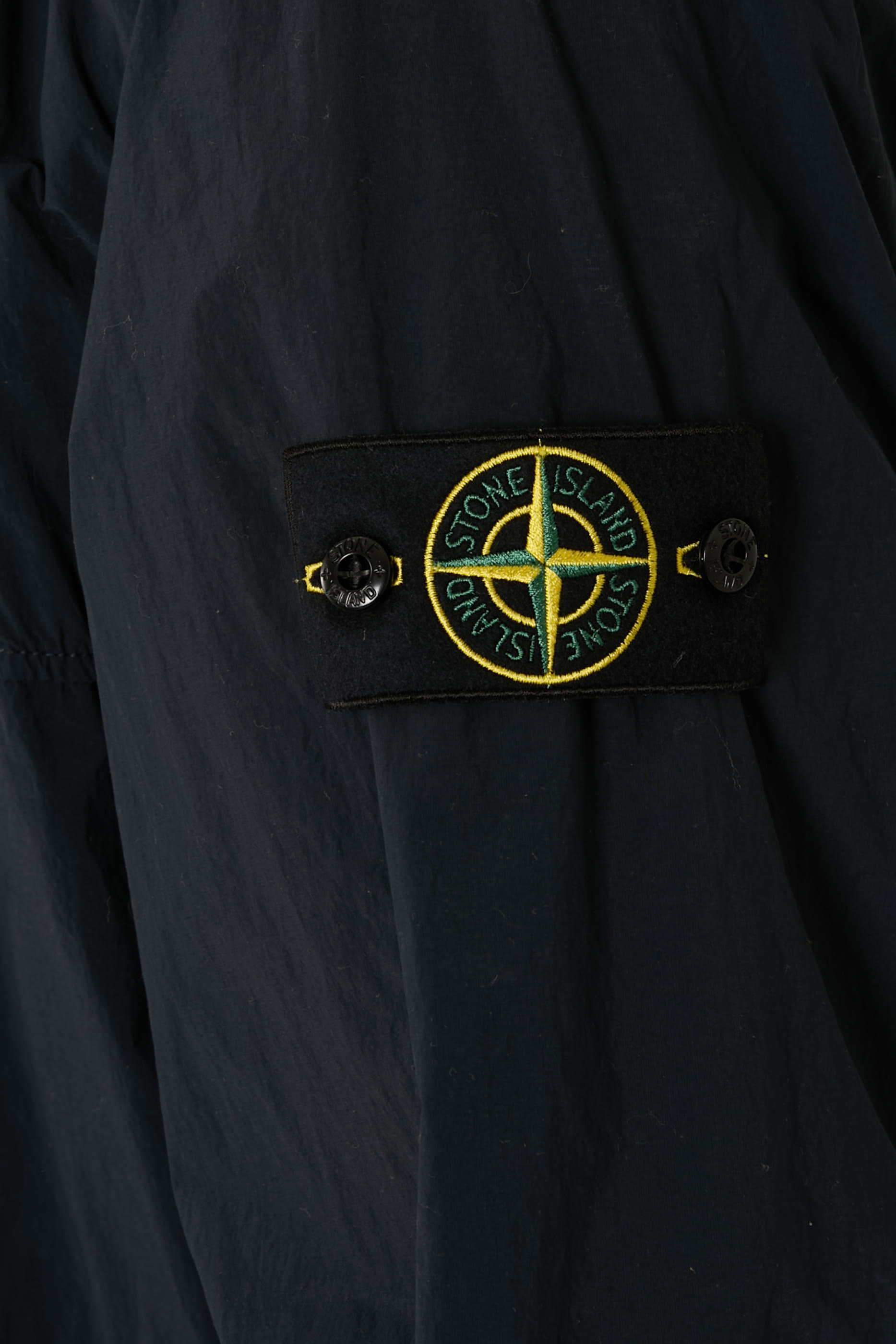 Short Hooded Parka with Anti-Drop