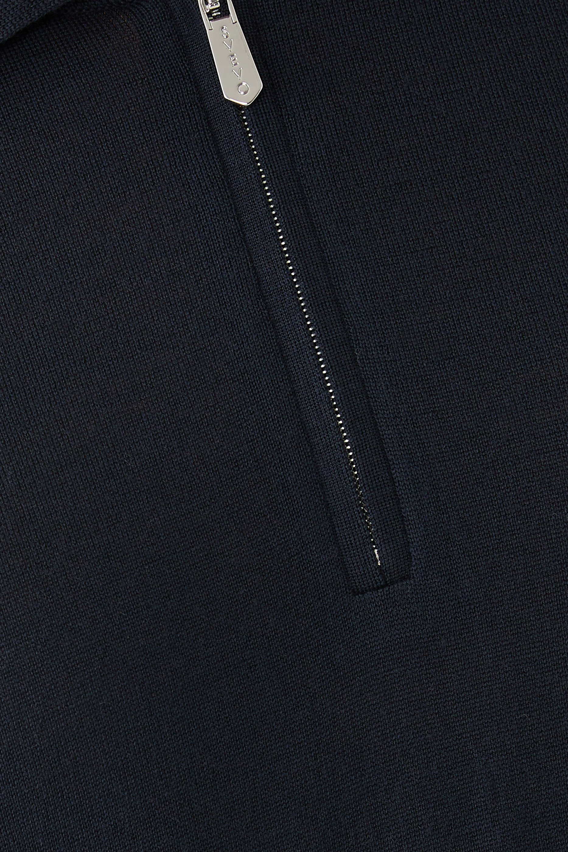 Zip Polo Sweater