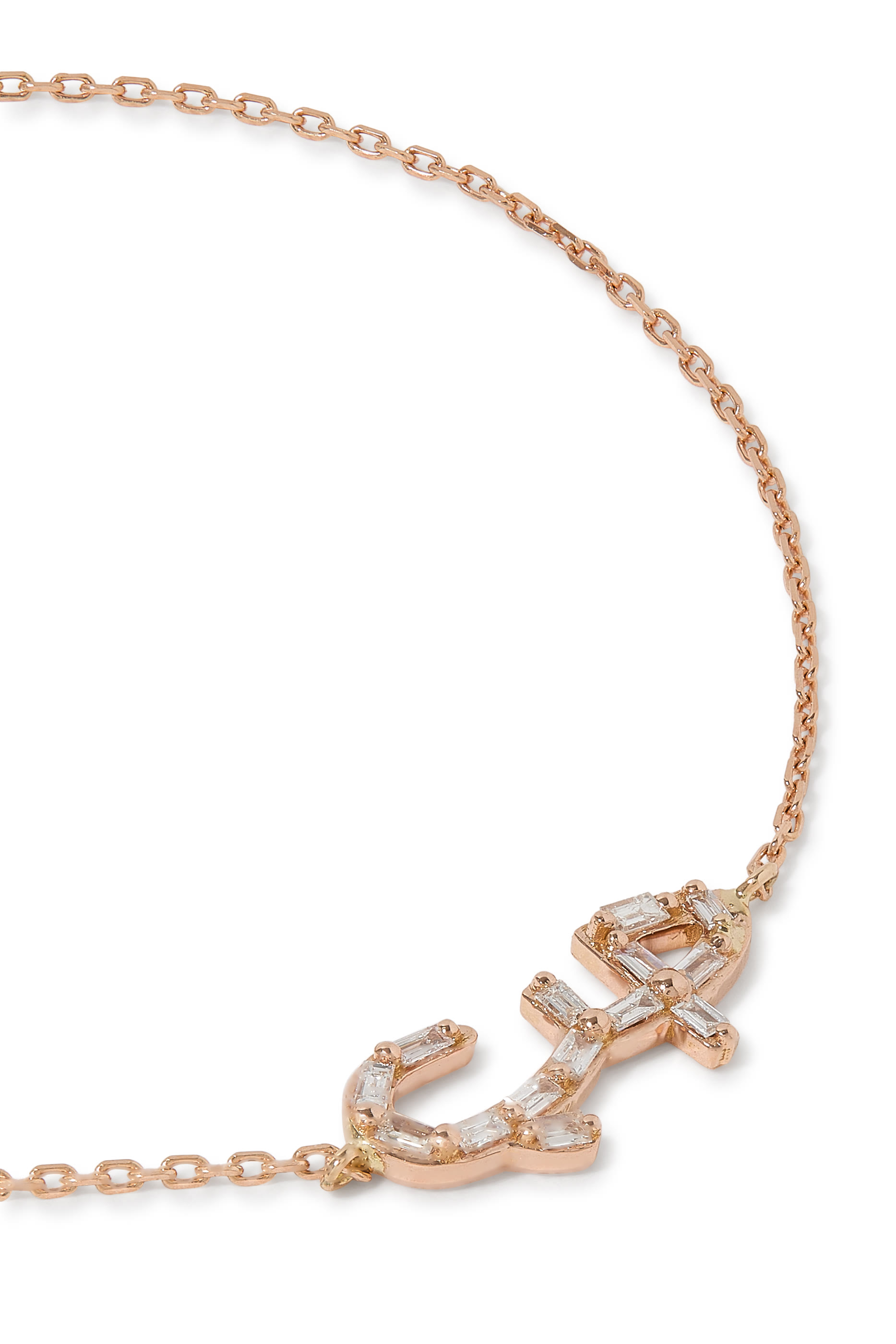 Hob Love Bracelet, 18k Pink Gold & Diamonds