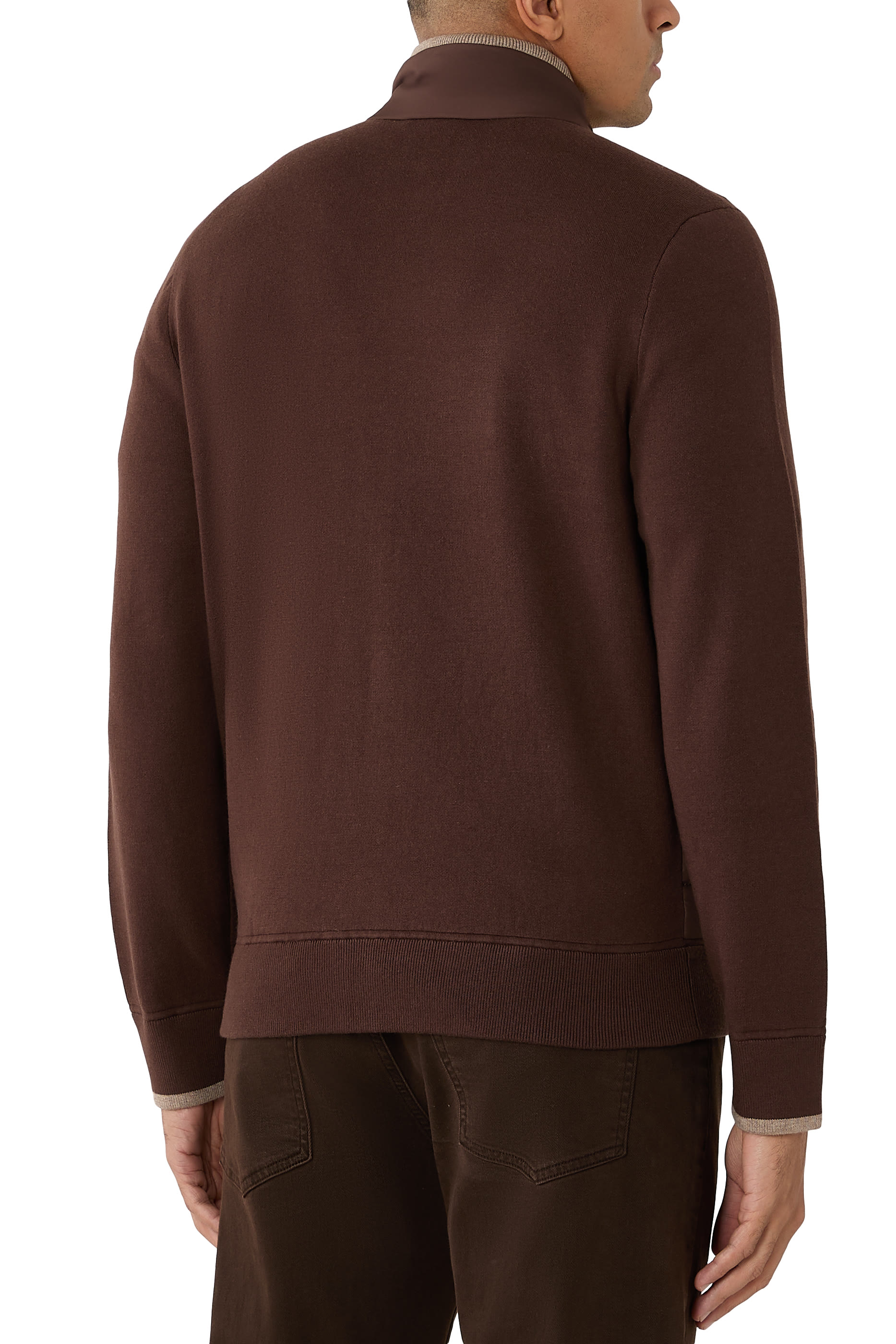 H-Facente Padded Front Zip-Up Jacket