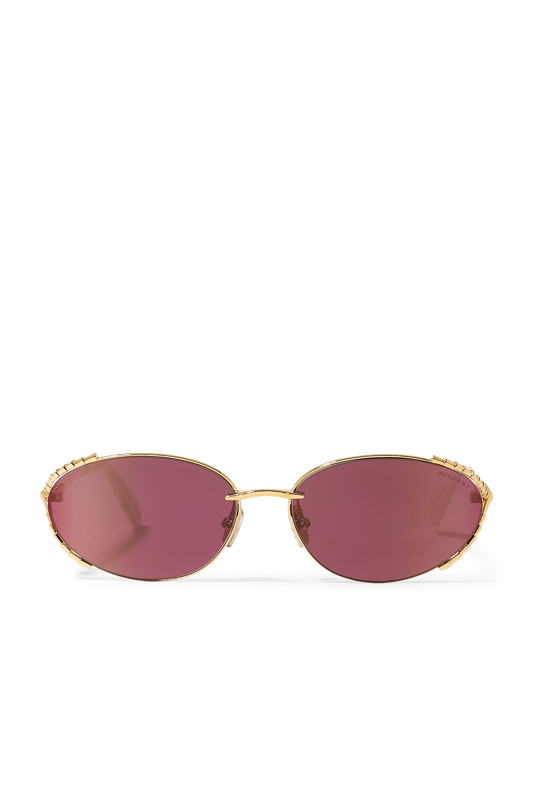 Serpenti Viper Oval Sunglasses