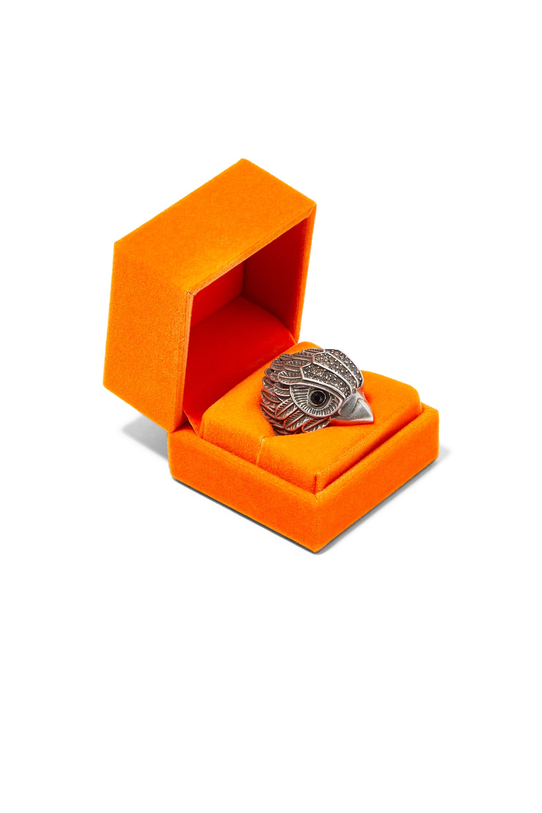 Chunky Eagle XL Cocktail Ring, Brass