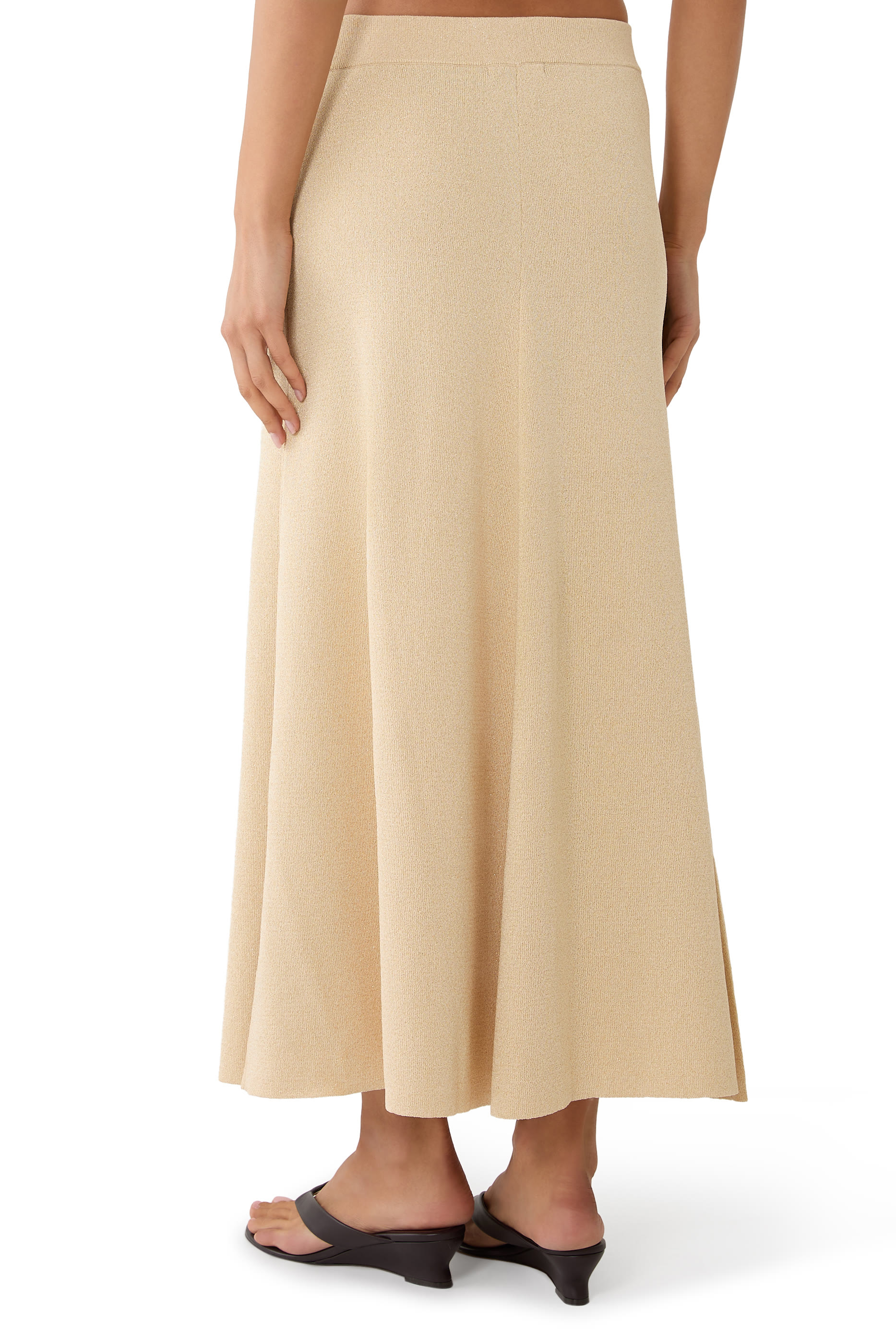 AX Logo Enveloping Midi Skirt