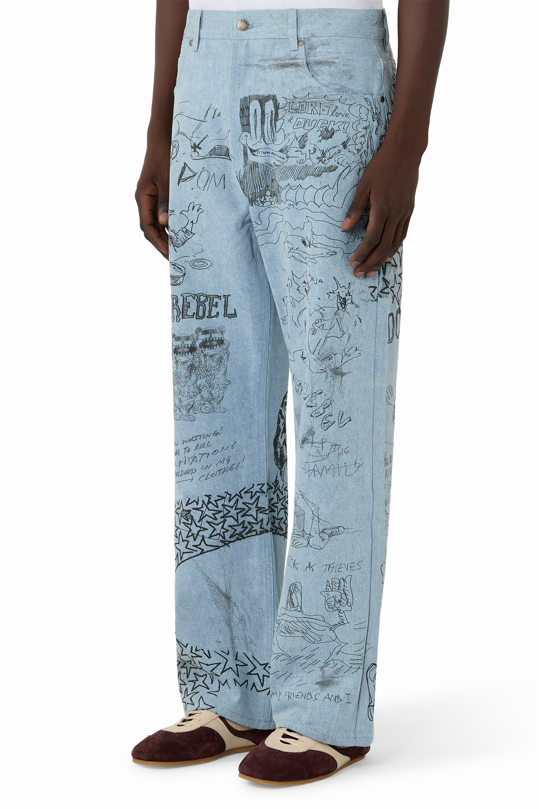 Sketchy Bootcut Jeans 