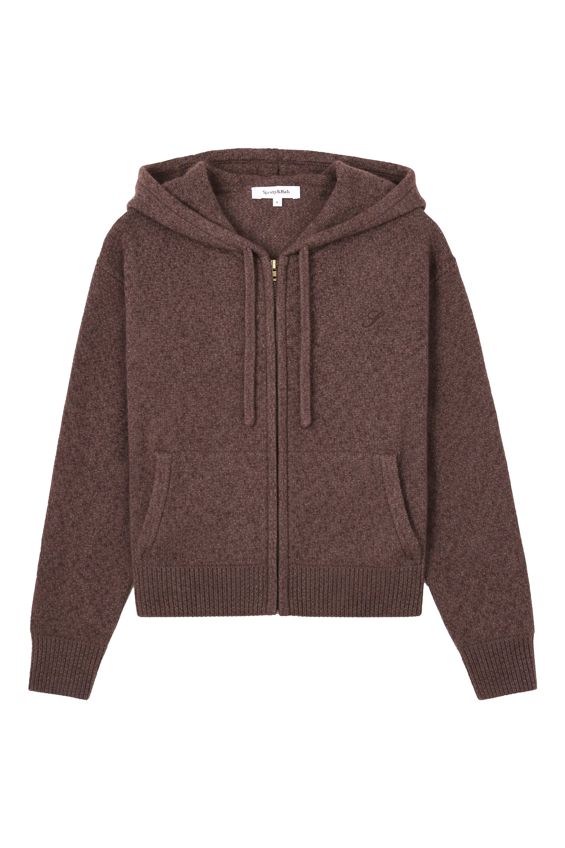 Isac S Logo Zip Hoodie