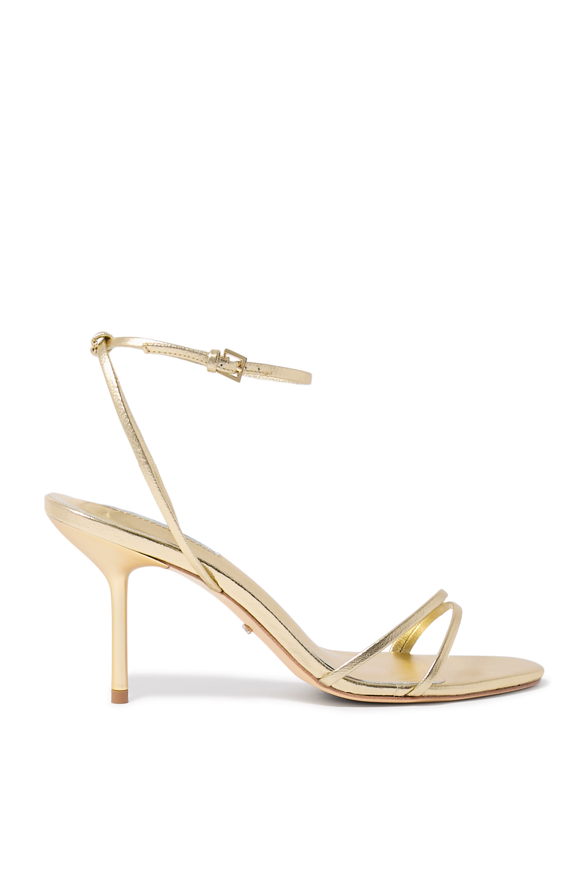 Mariah 85 Nappa Metallic Sandals