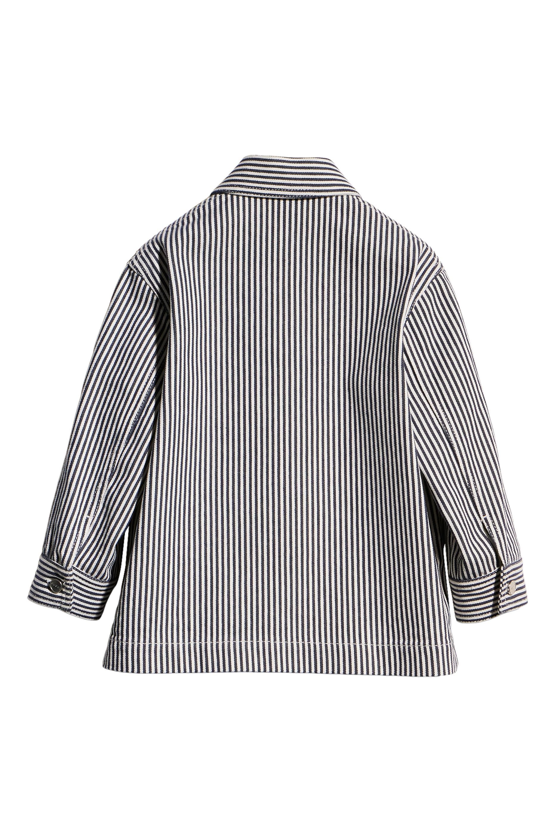 Kids Striped Denim Jacket