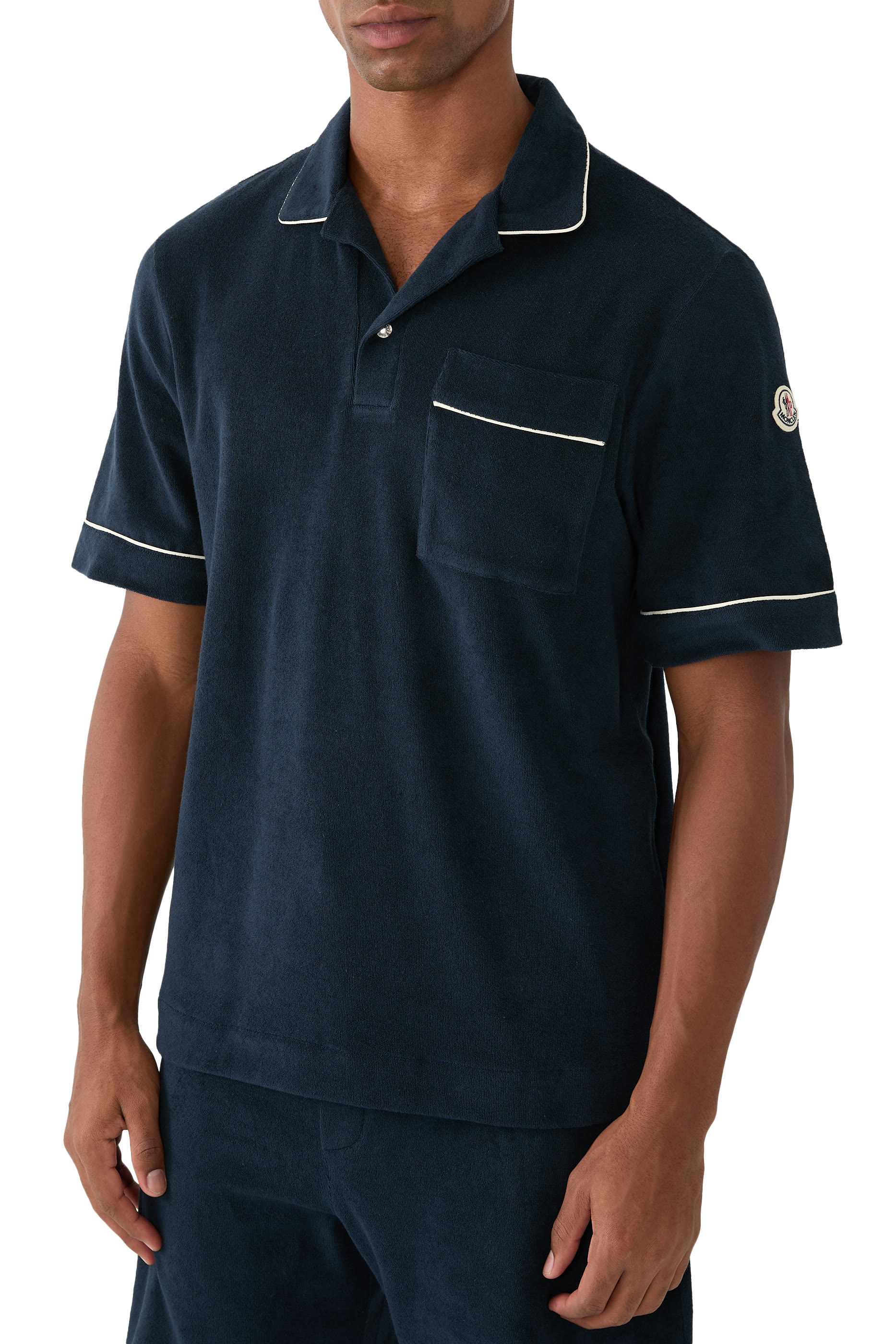 Terry Cloth Polo Shirt