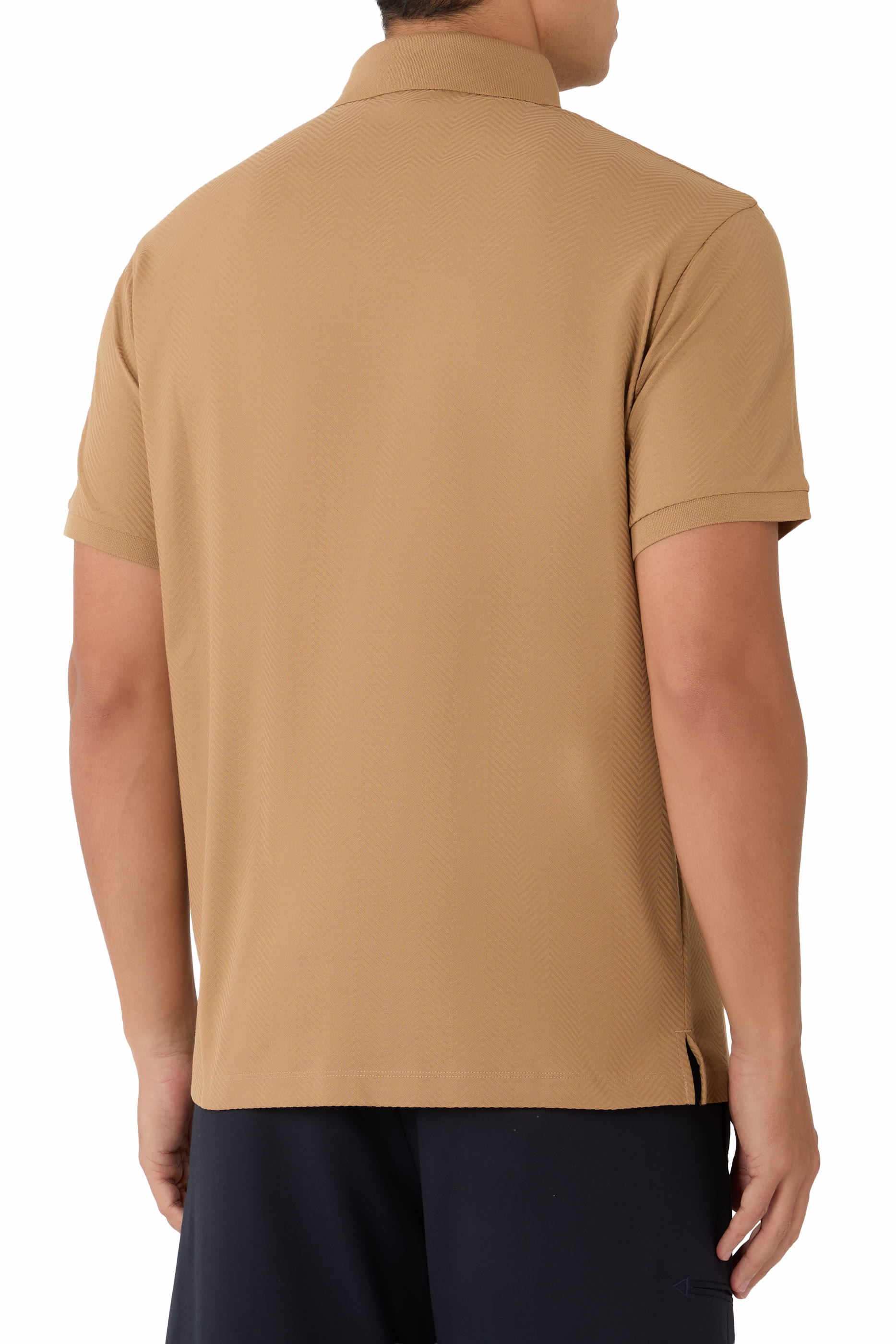 Jacquard Jersey Polo 