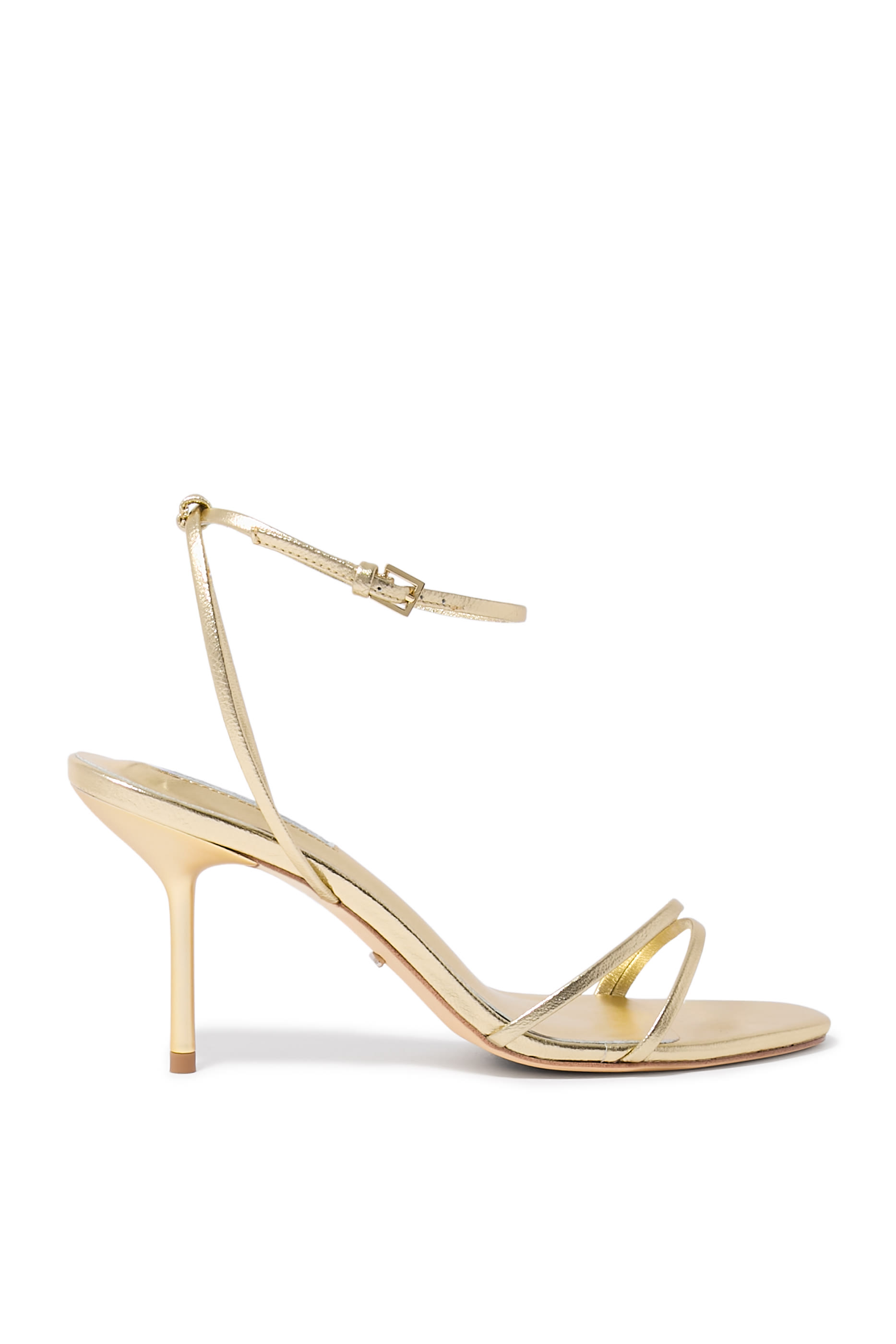 Mariah 85 Nappa Metallic Sandals