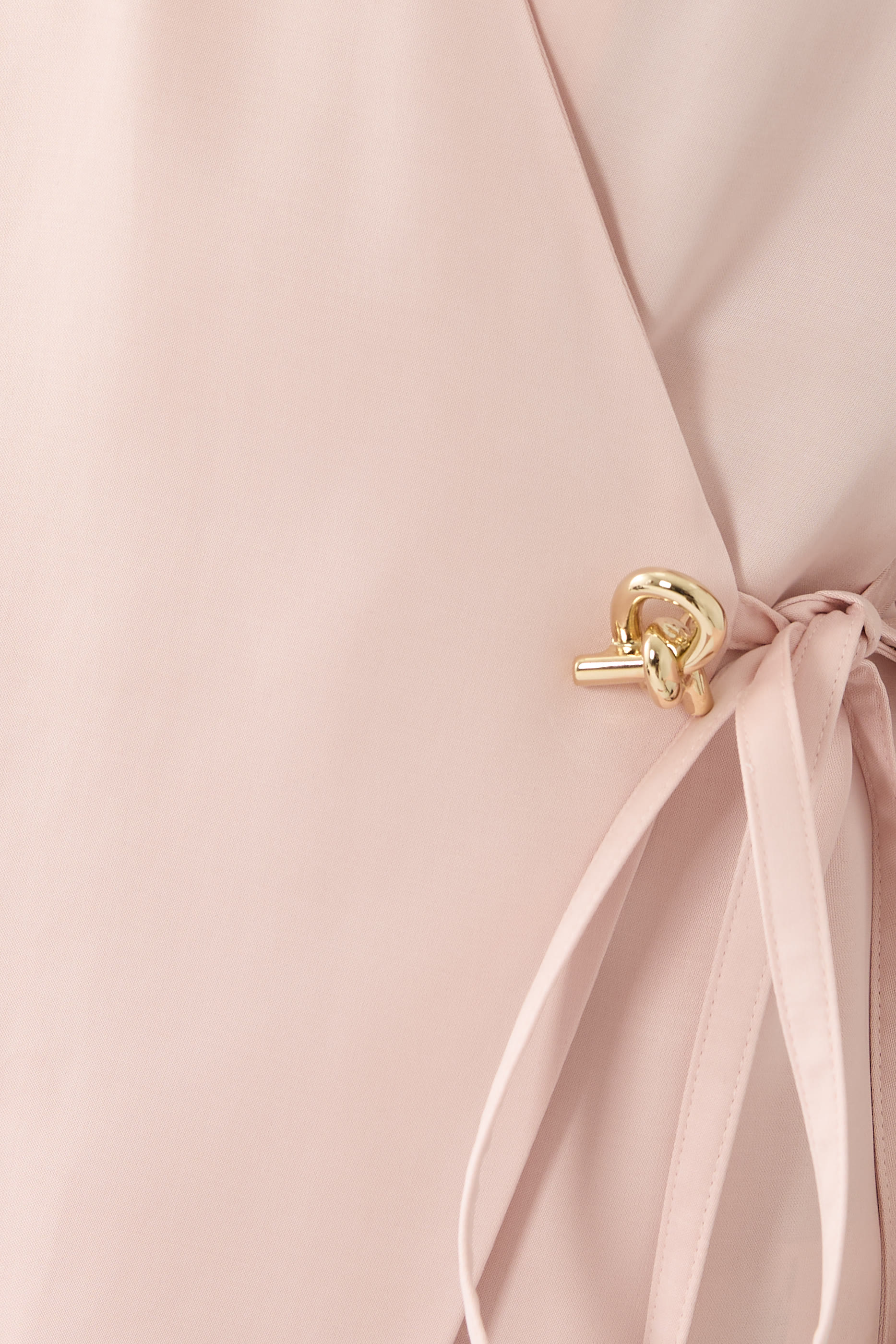  Wrap Over Belted Top 