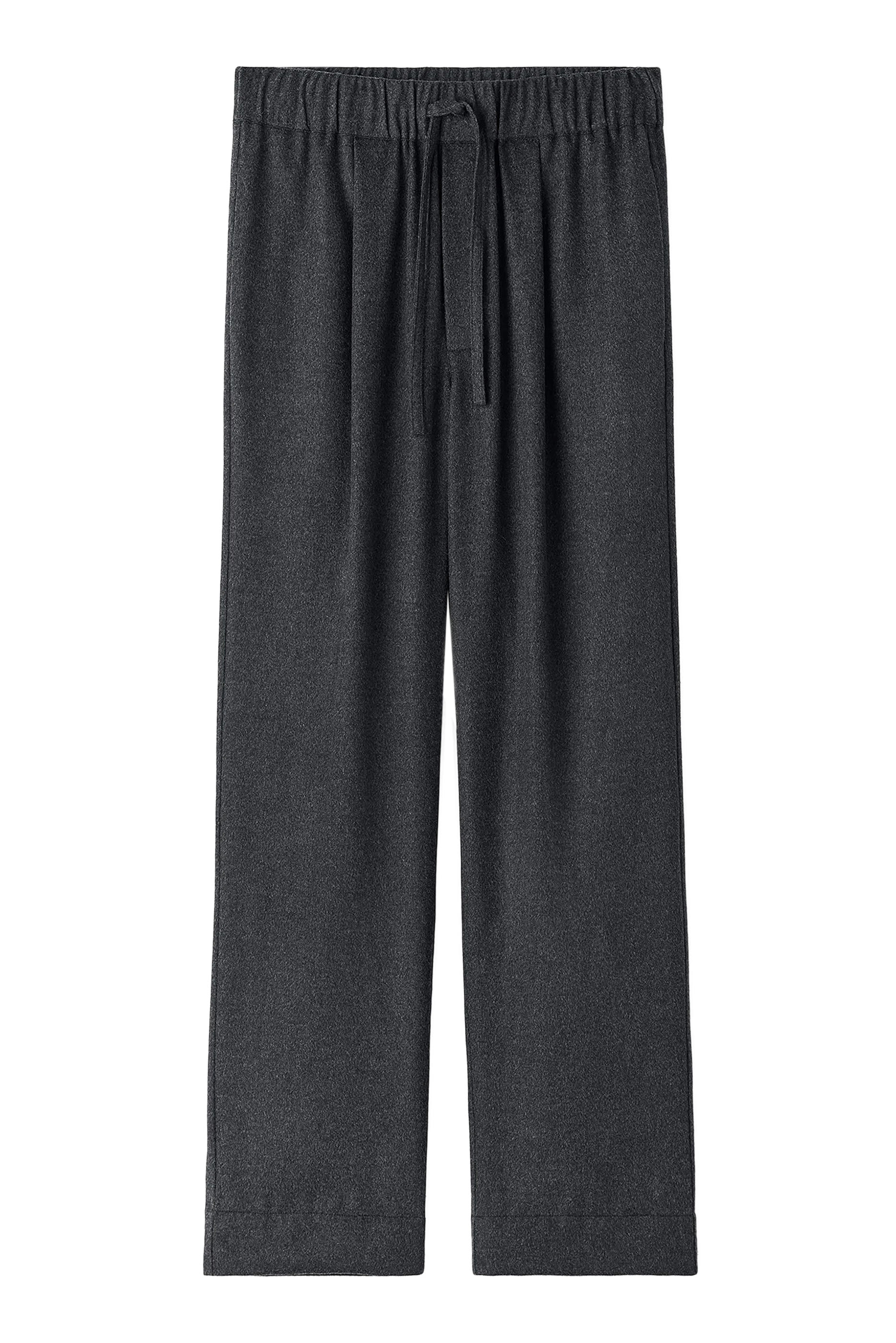 Straight Drawstring Trousers 