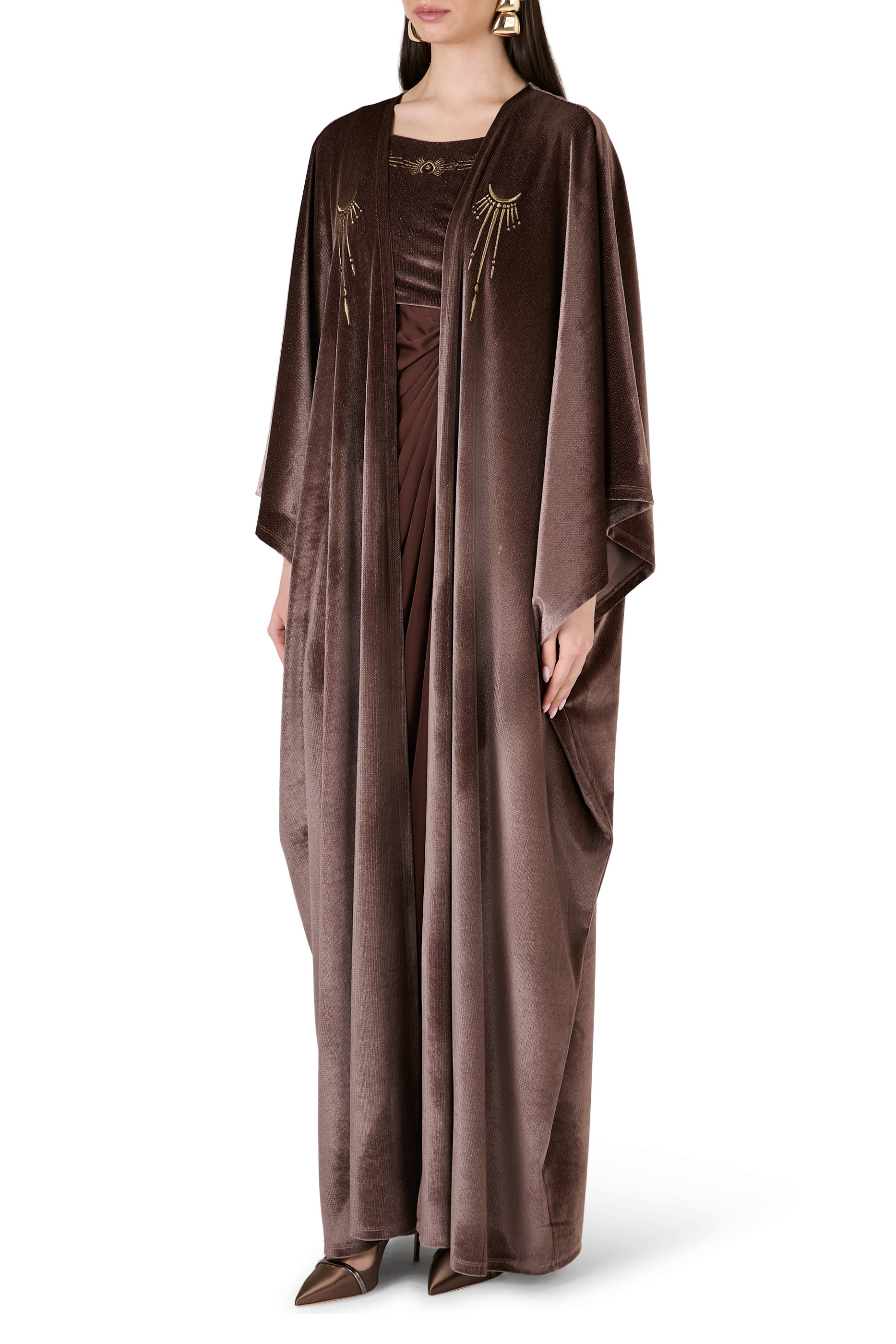  Velvet Wrapped Kaftan