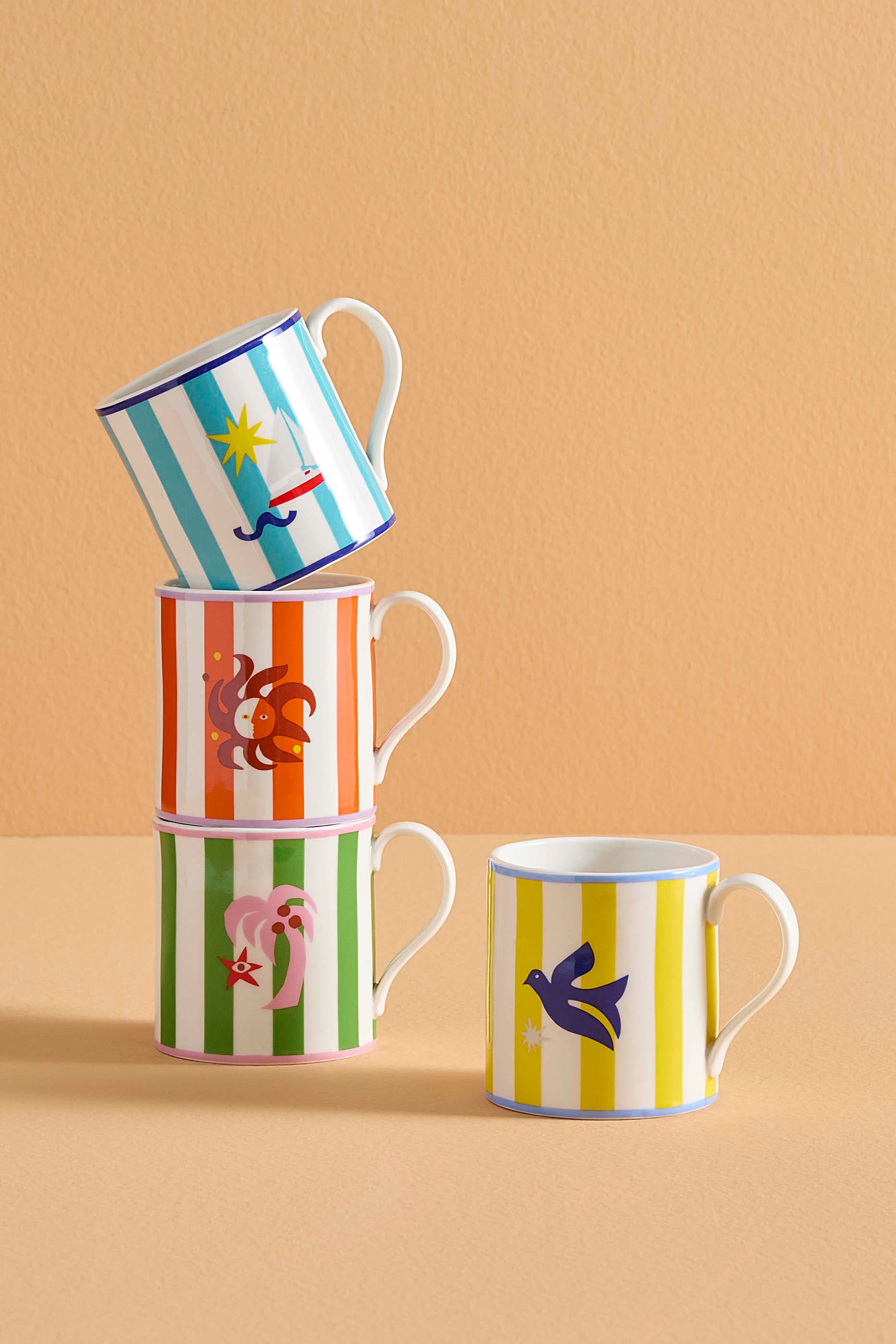 Playa Mug, Set of 4
