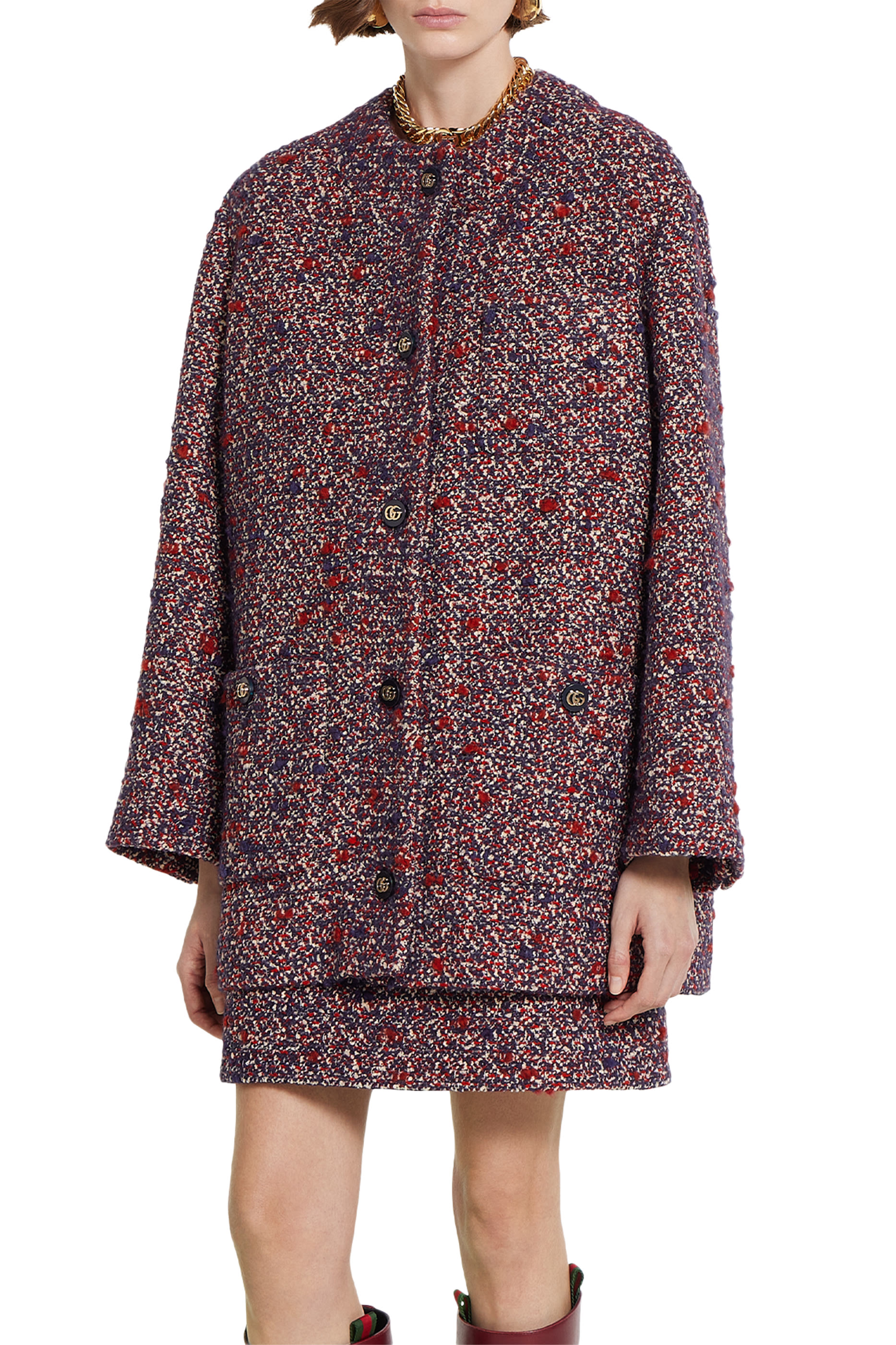 Wool Boucl&eacute; Jacket