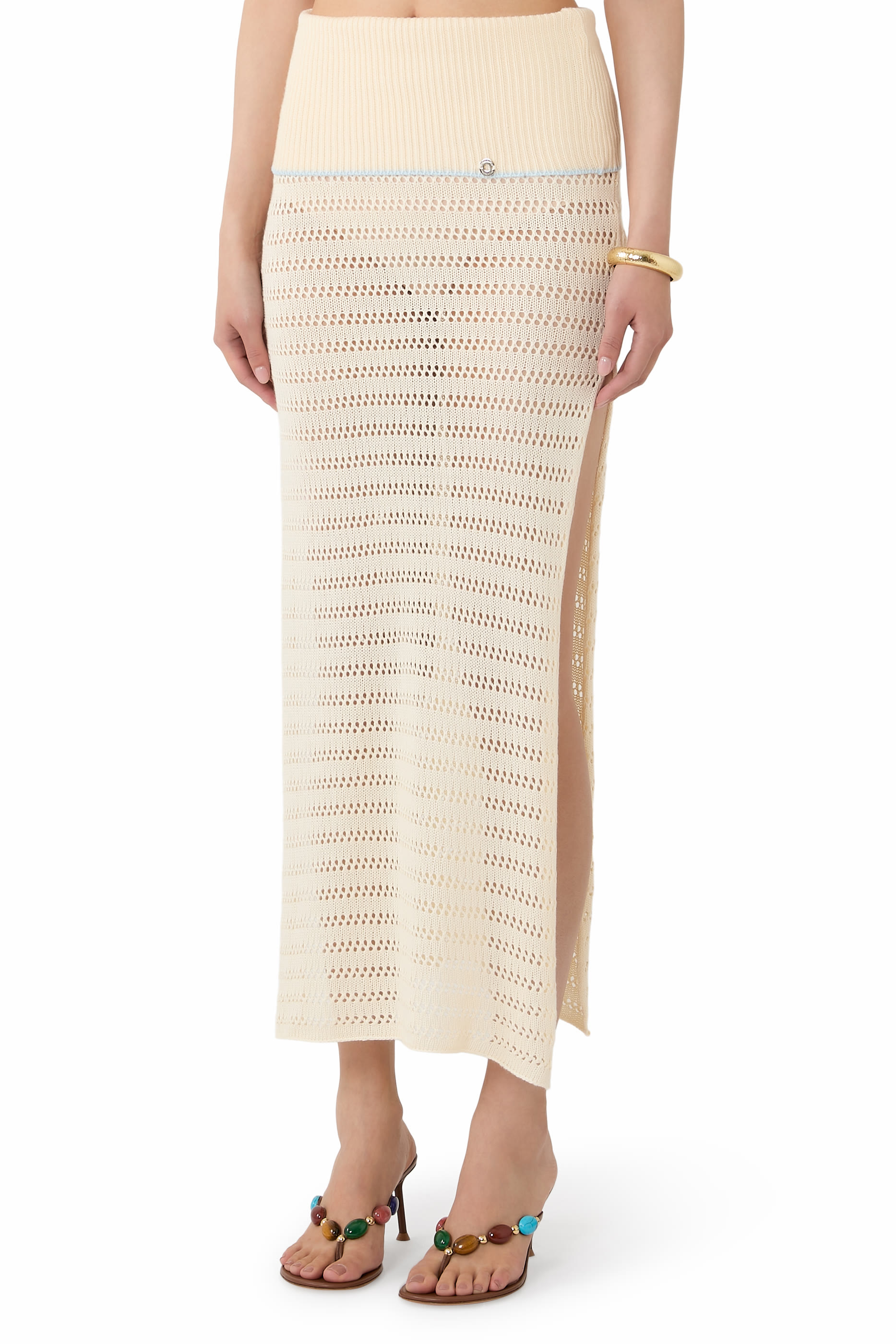 Emilia Knit Slit Skirt