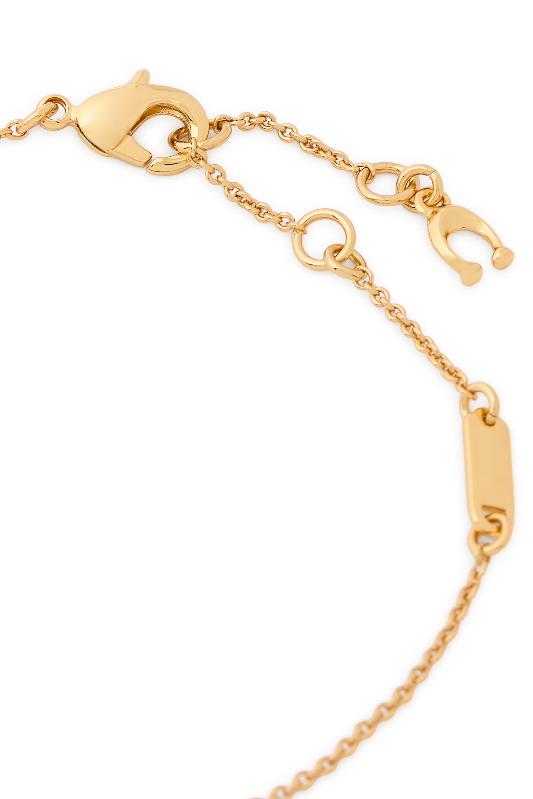 Tea Rose Bracelet, Plated Brass