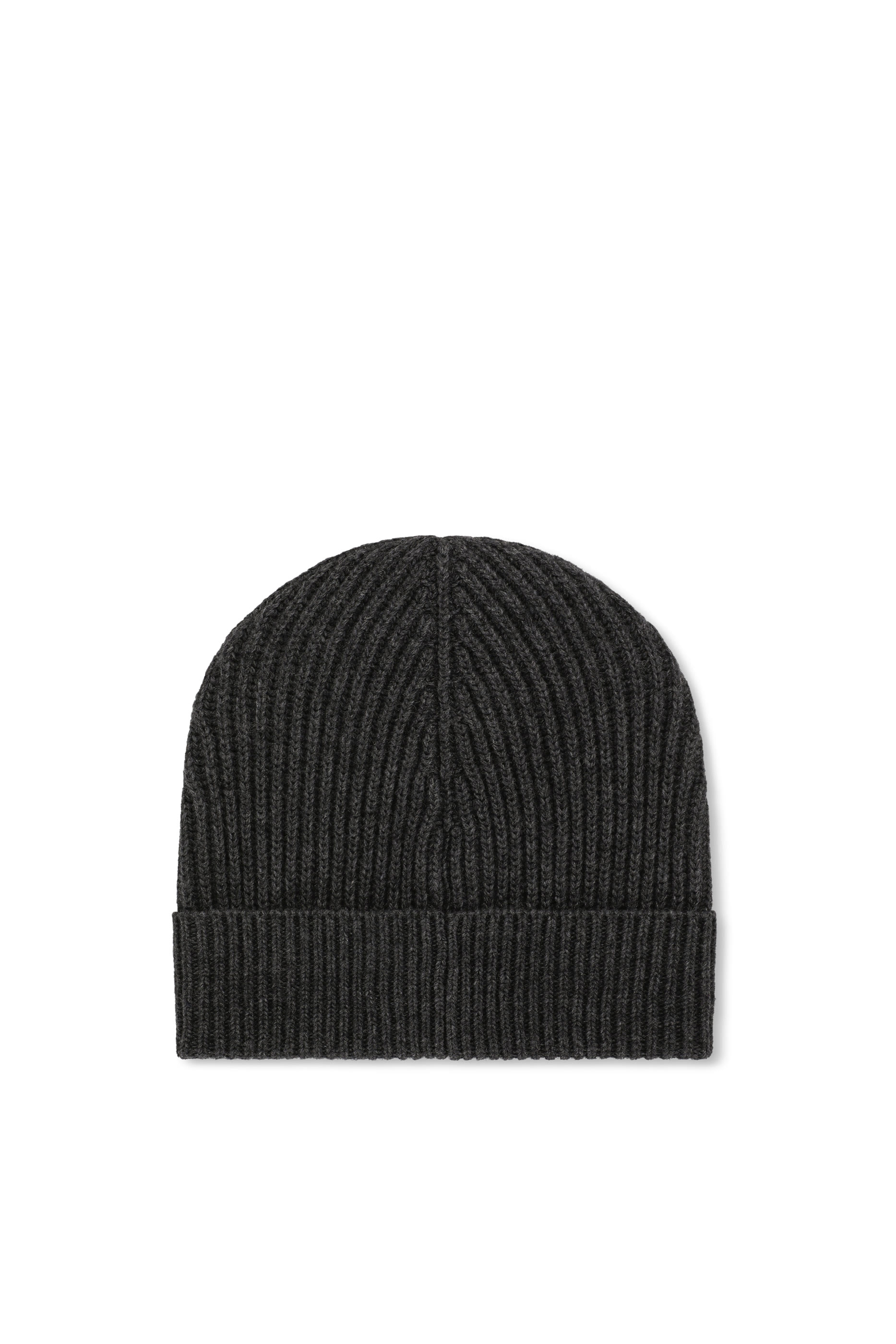 Cashmere and Wool Hat with Logo Tag 