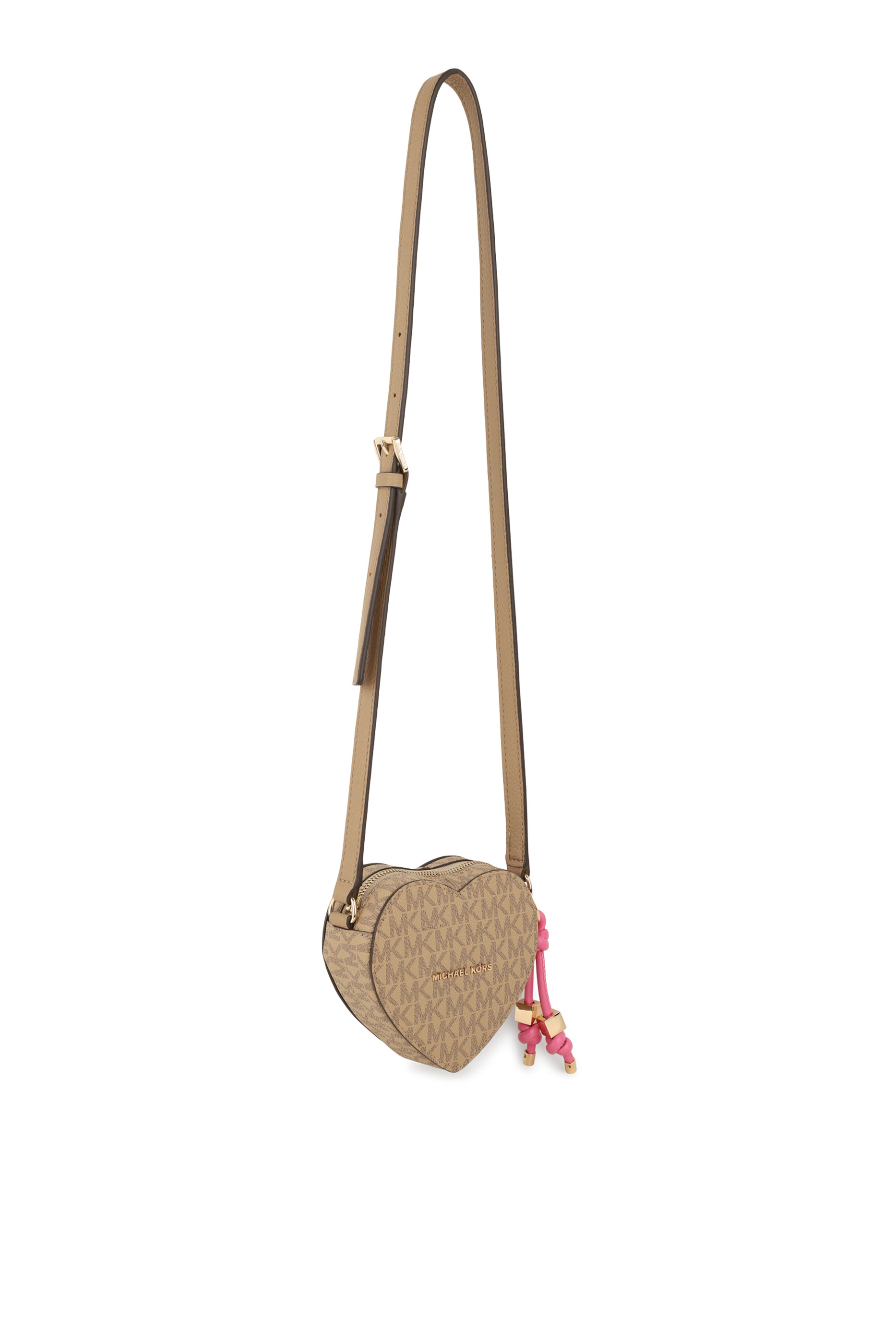 Kids Heart Monogram Shoulder Bag