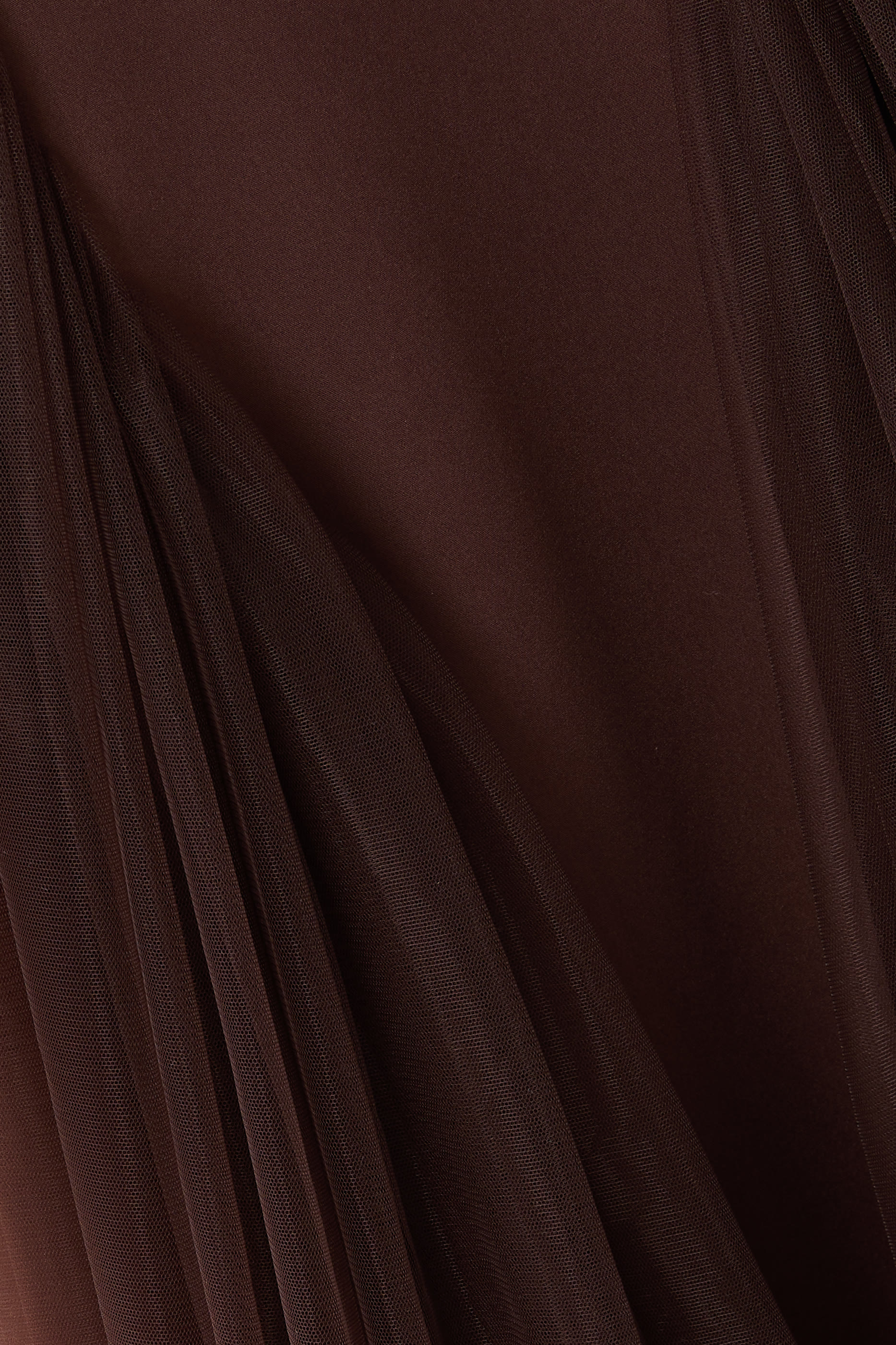 Off-Shoulder Crepe Gown