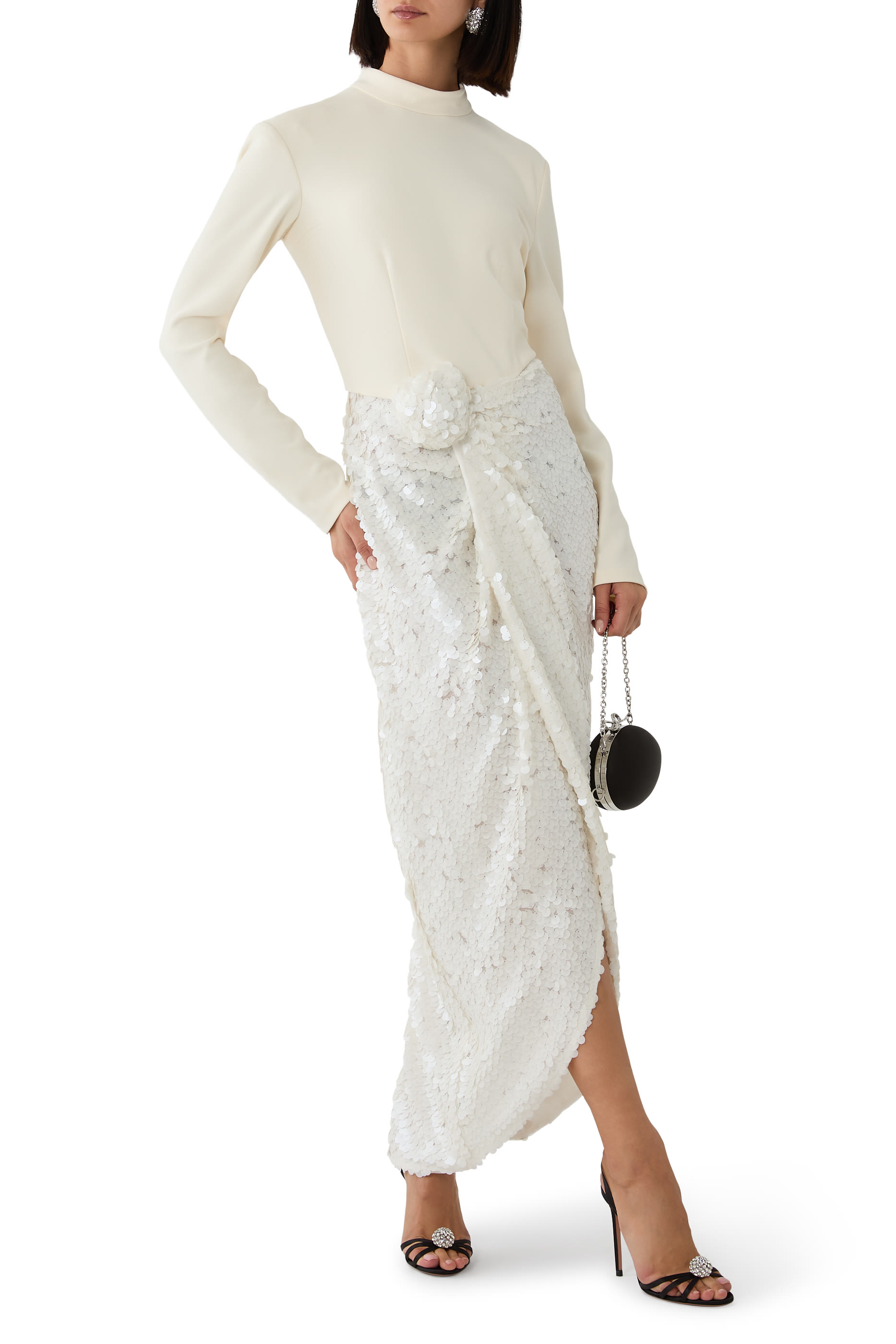 Knotted Midi Dress