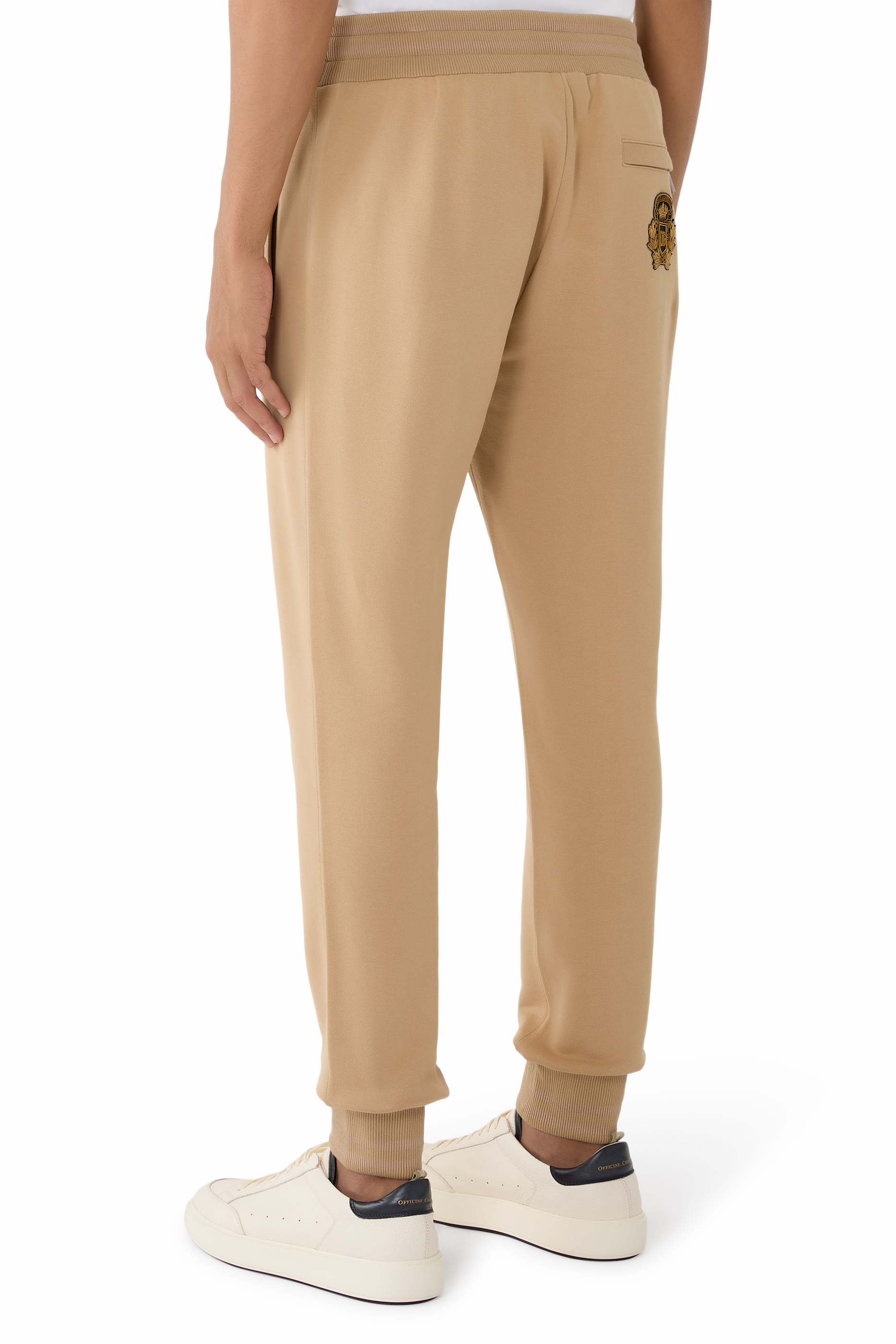 Logo Cotton Fleece Jogging Trousers