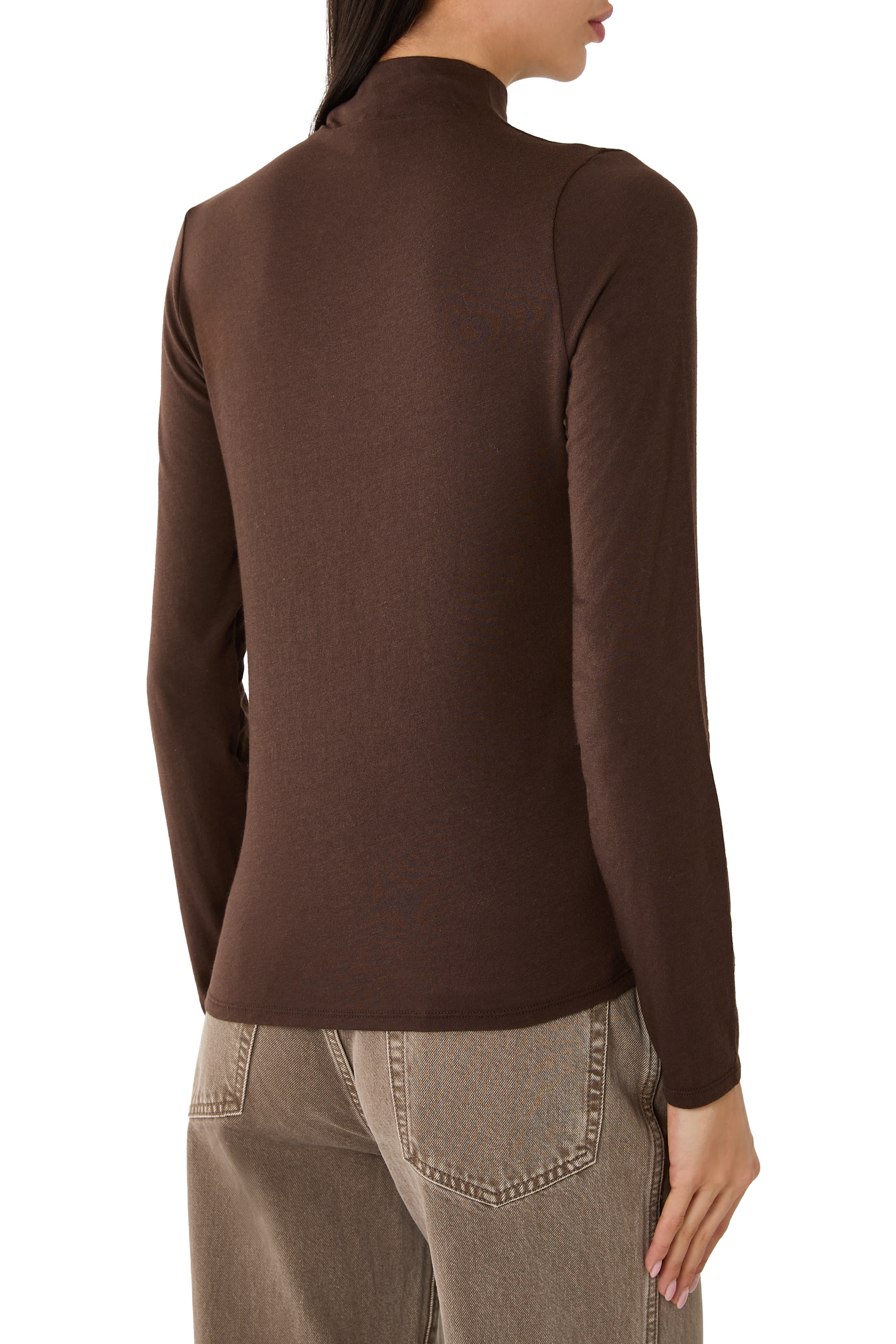Funnel Neck Top