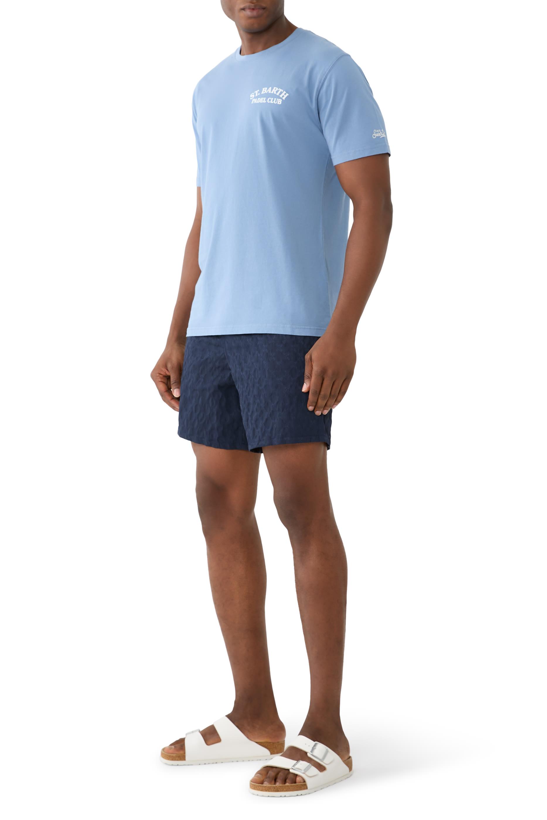 Turtle Monogram Swim Shorts