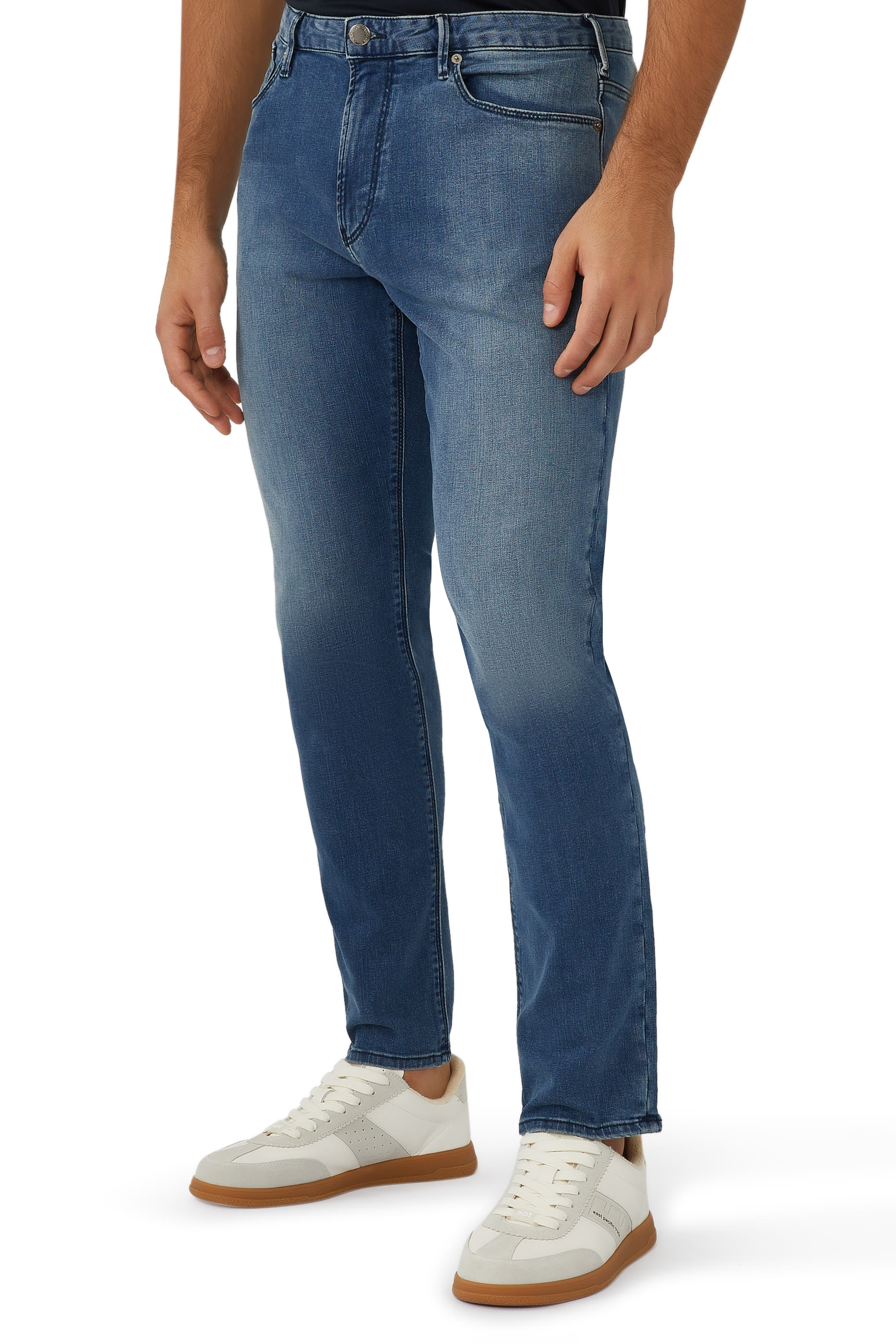Cotton Denim Slim Fit Jeans