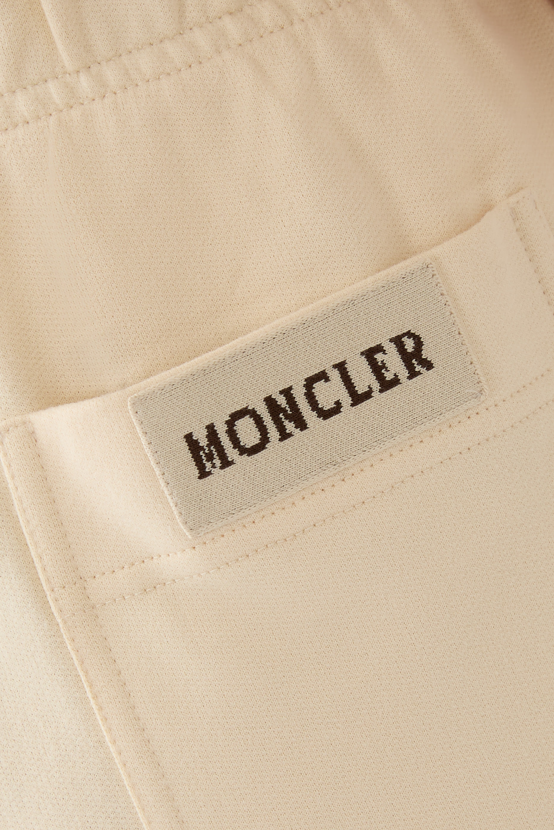 Wide-Leg Cotton Track Pants