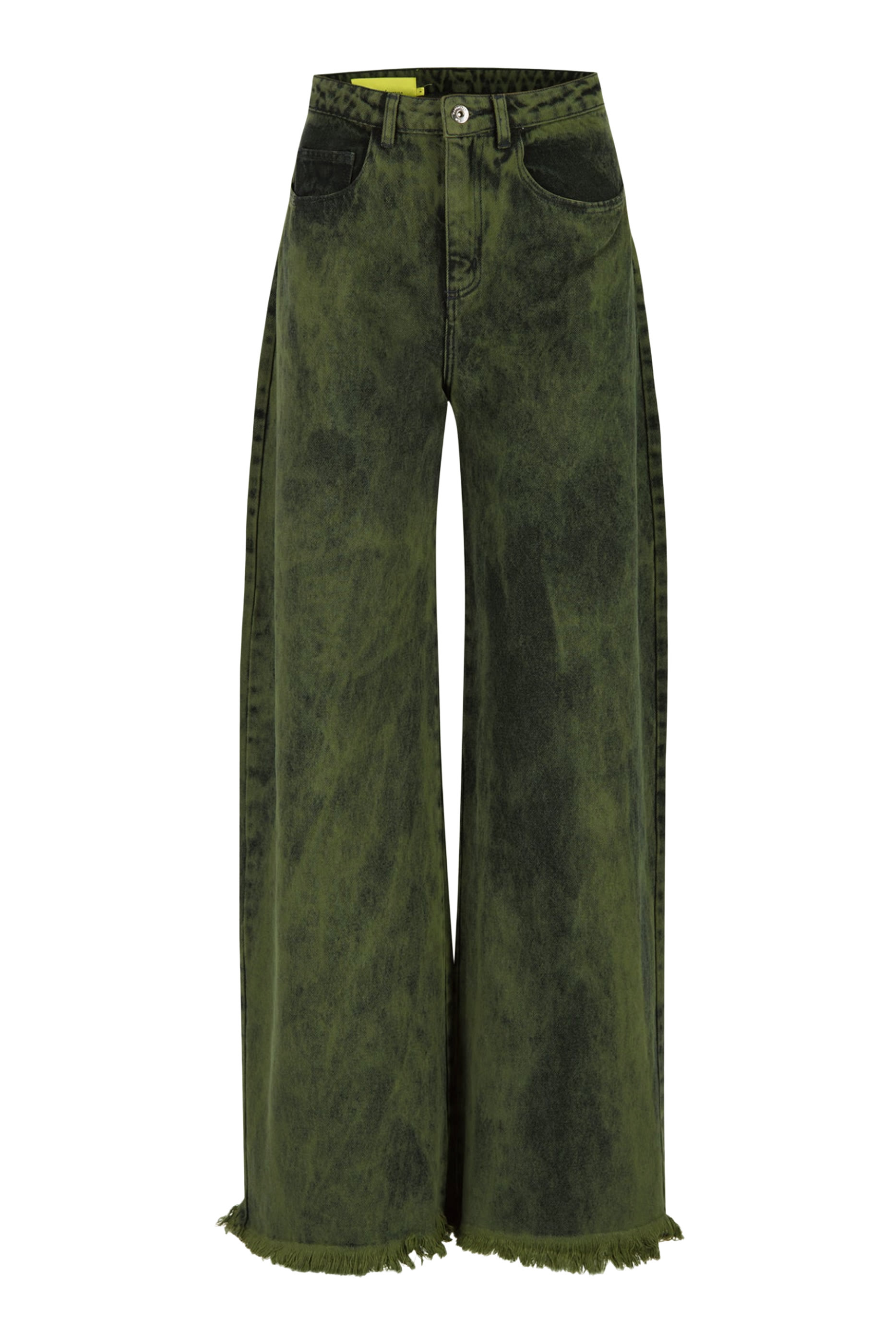 Wash Denim Boyfriend Trousers 