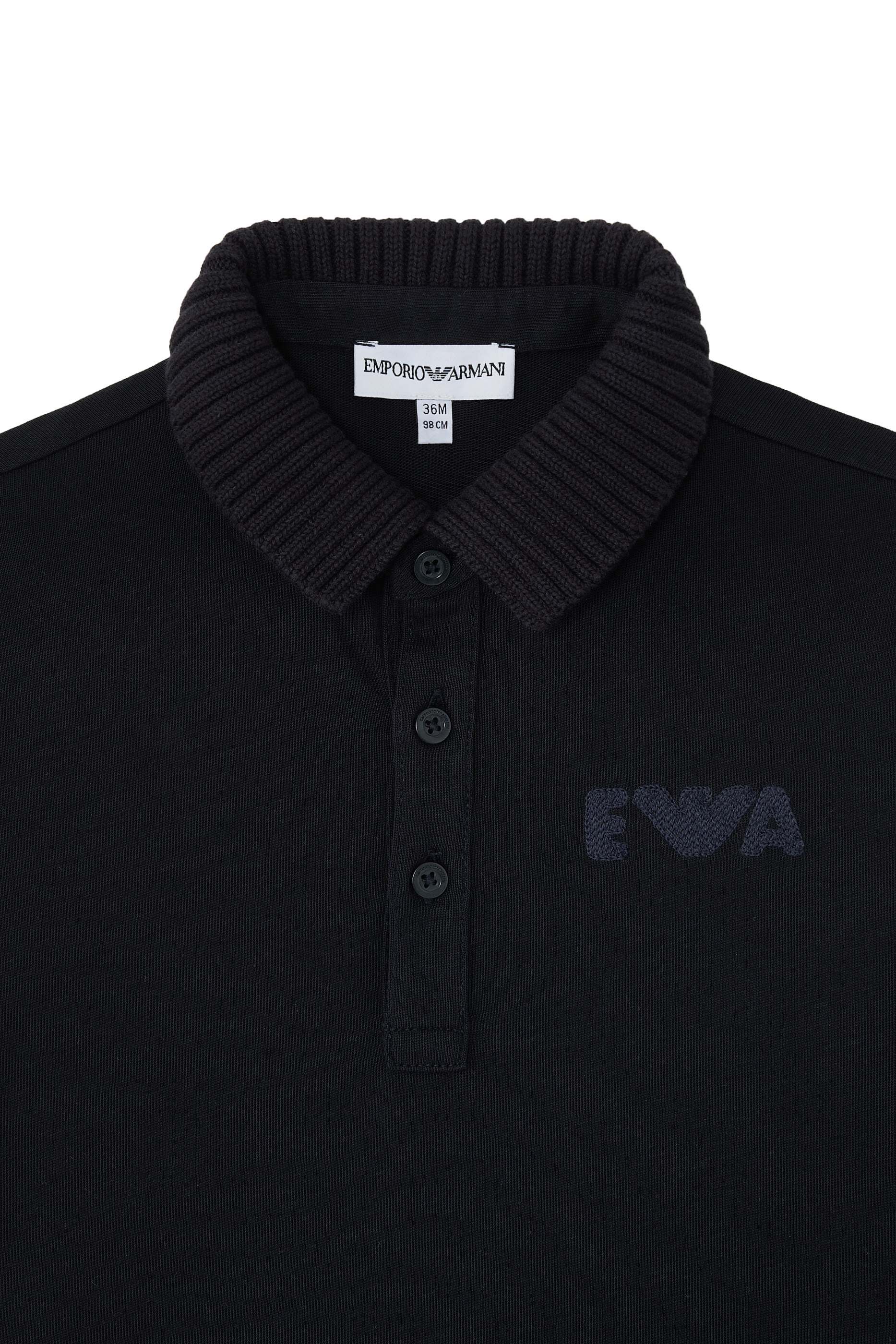 Kids Logo Long Sleeve Polo Shirt