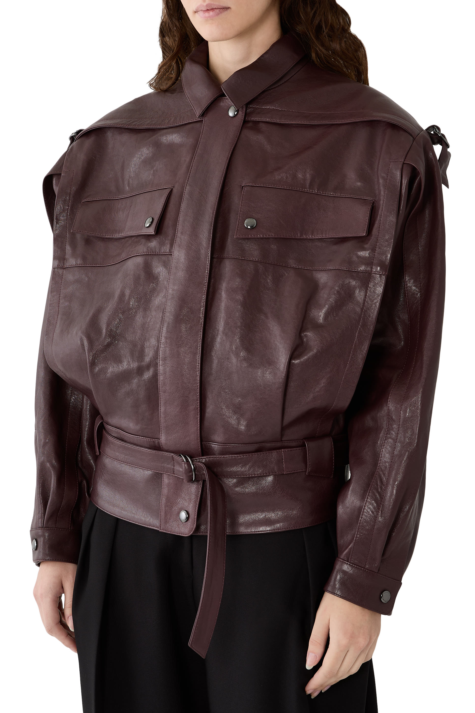 Oversized Belted Jacket