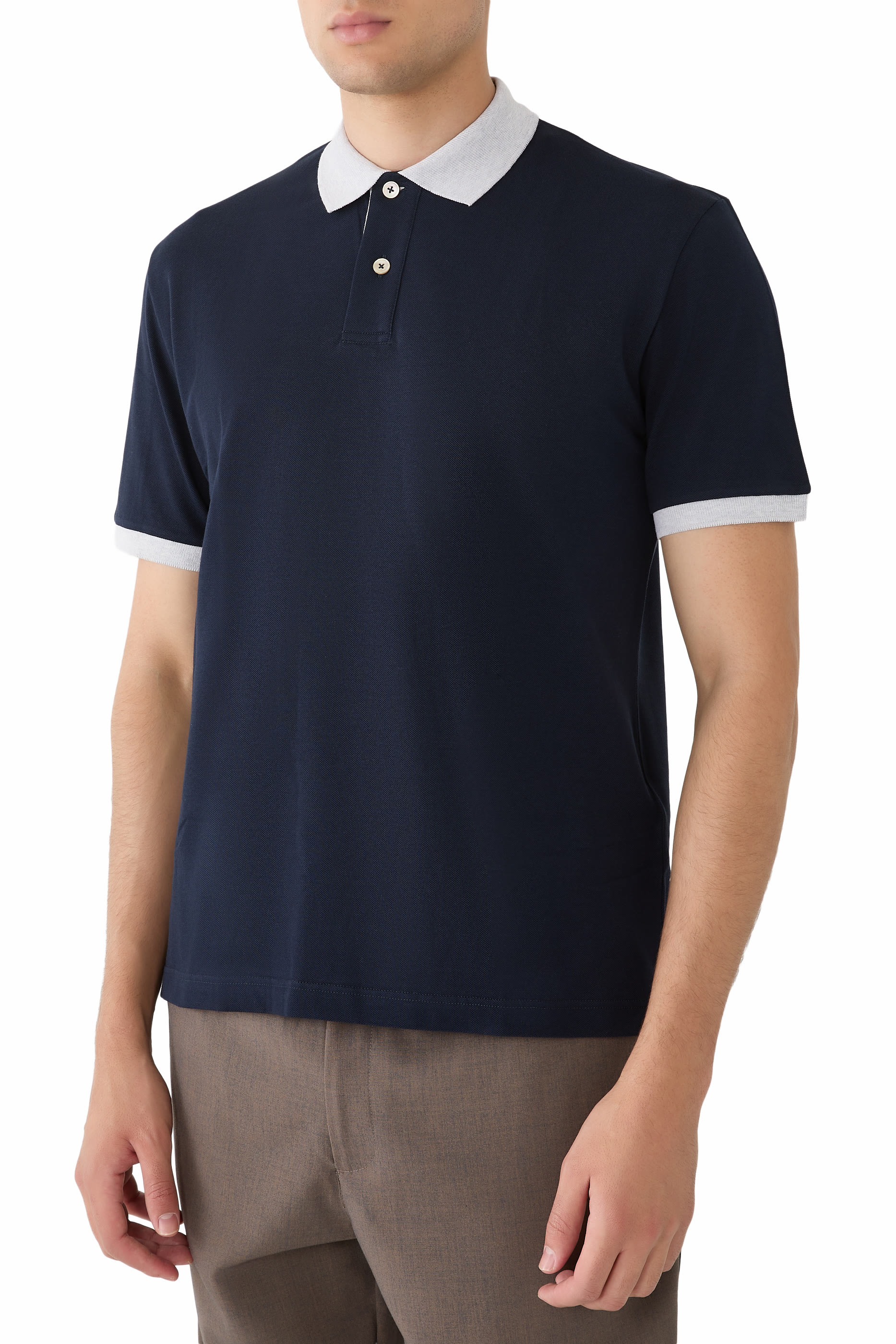 Linen Knitted Polo