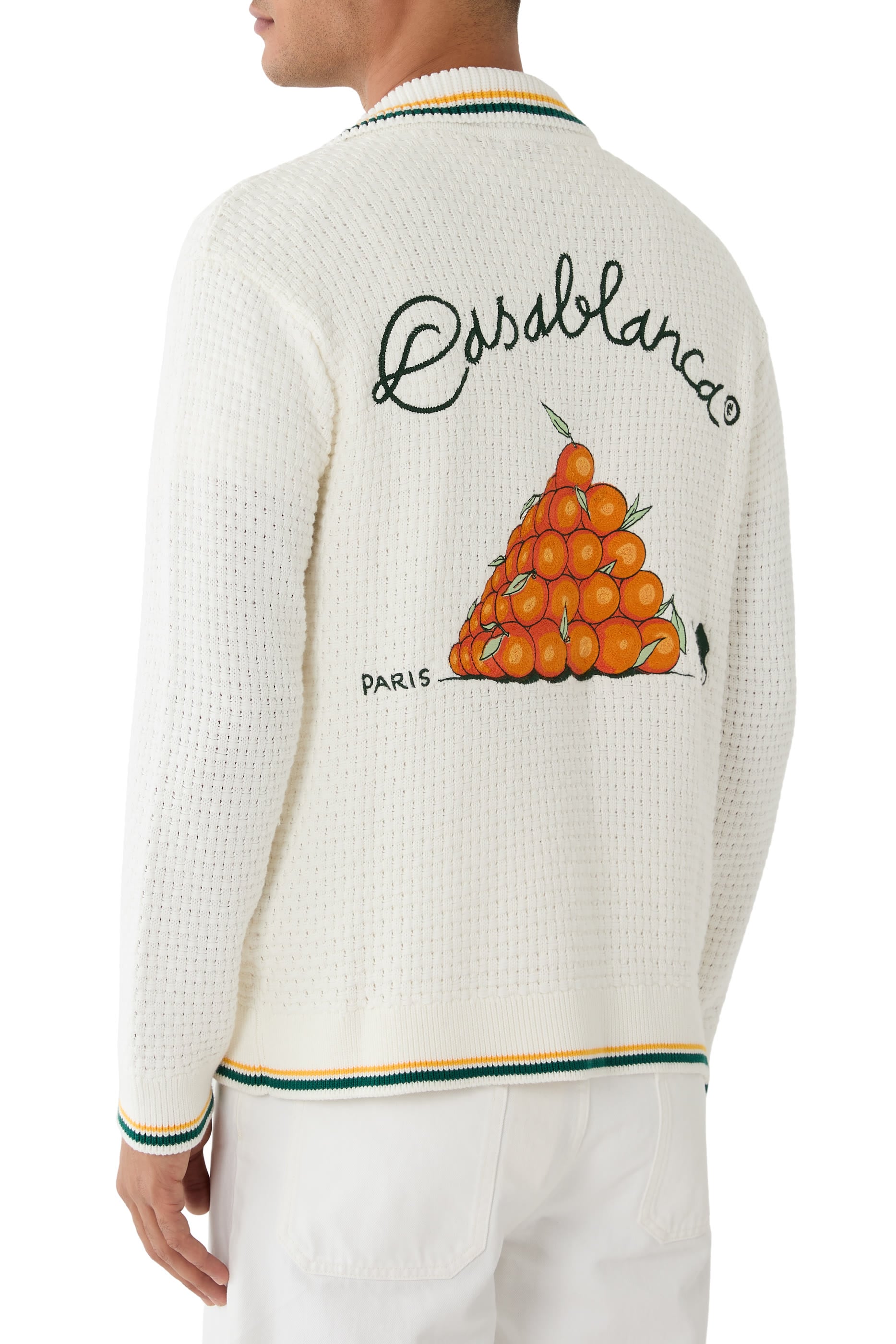 Logo Crochet Cardigan