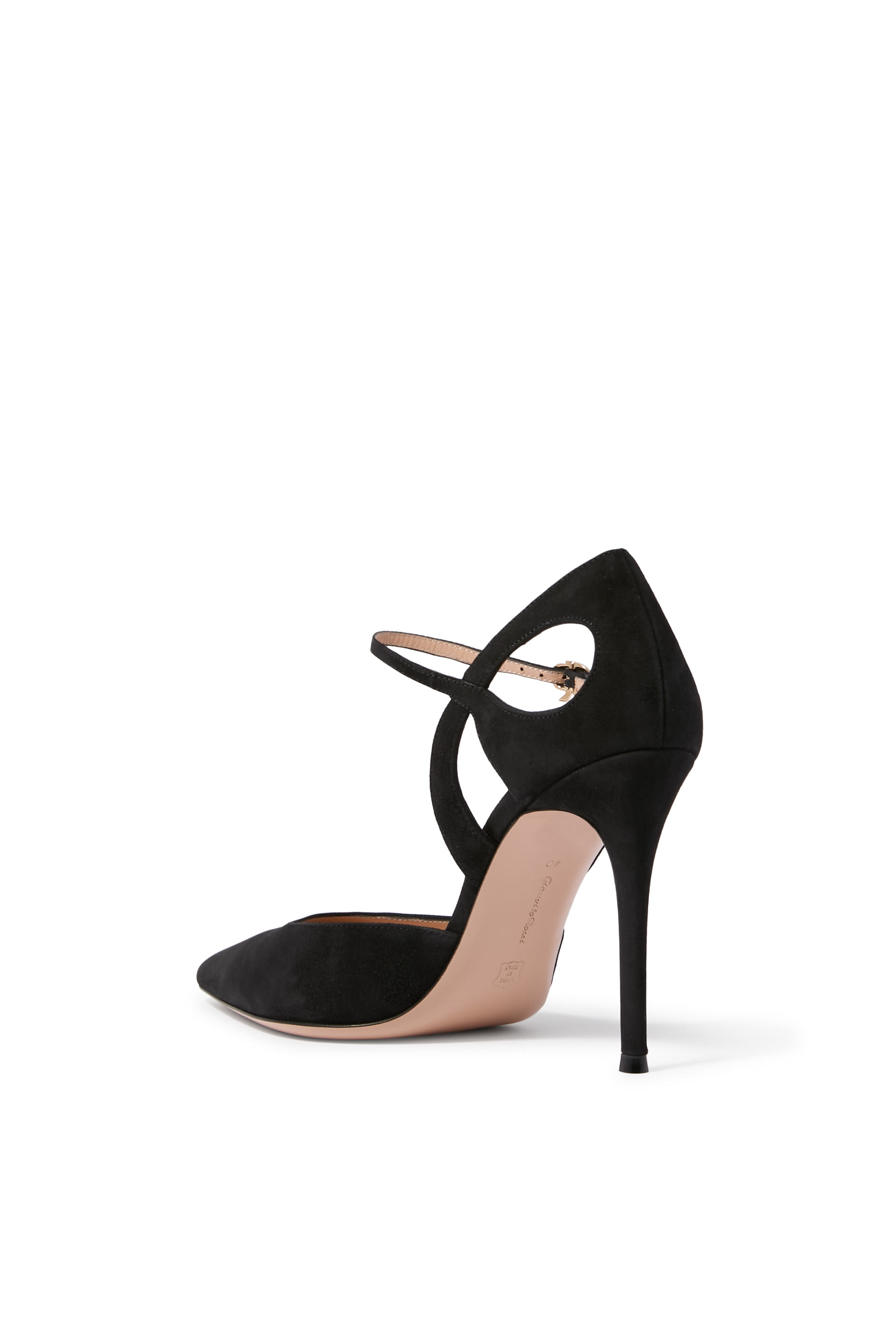 Charlotte 95 Pumps in Suede Leather