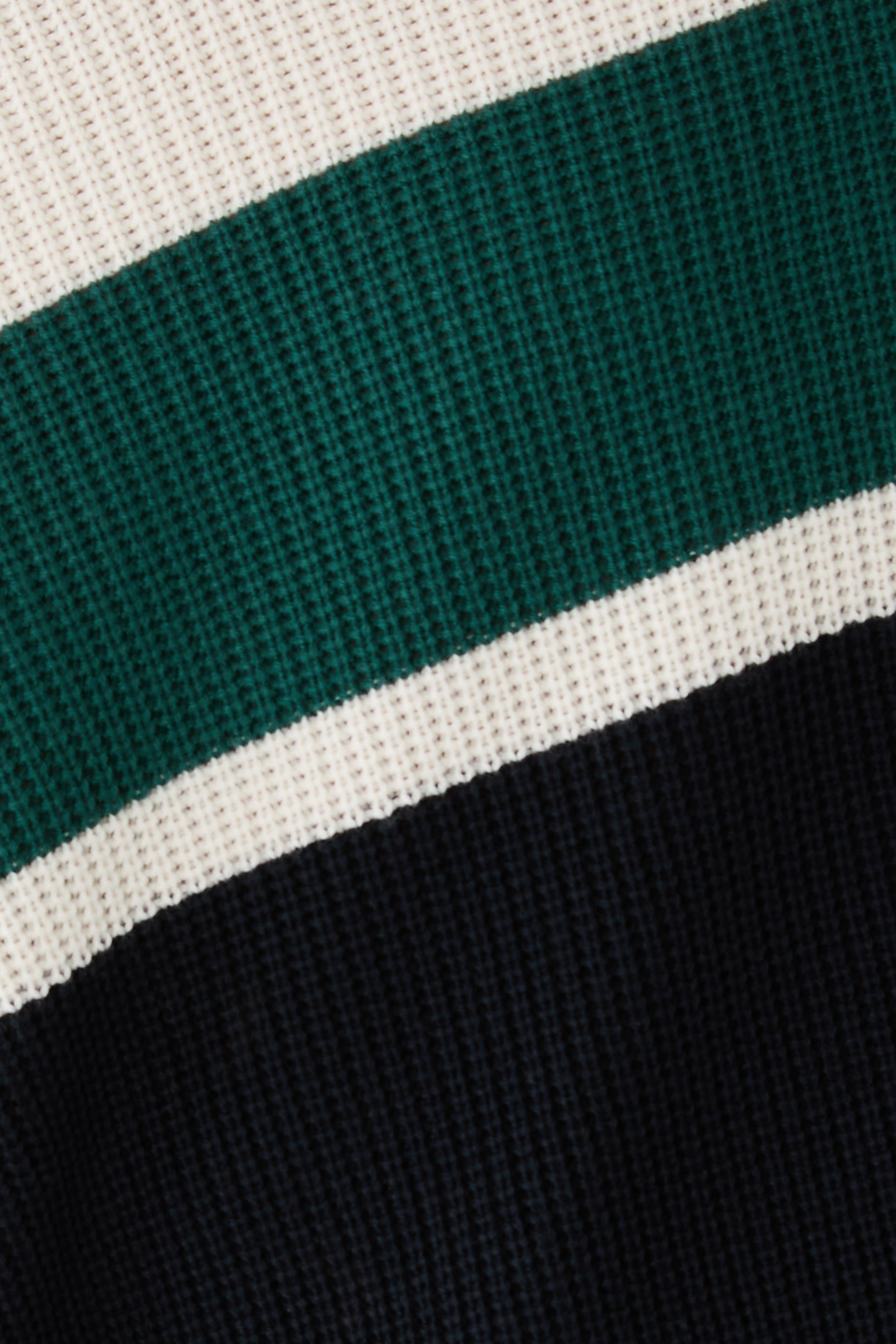 Color-Block Rib Details Pullover